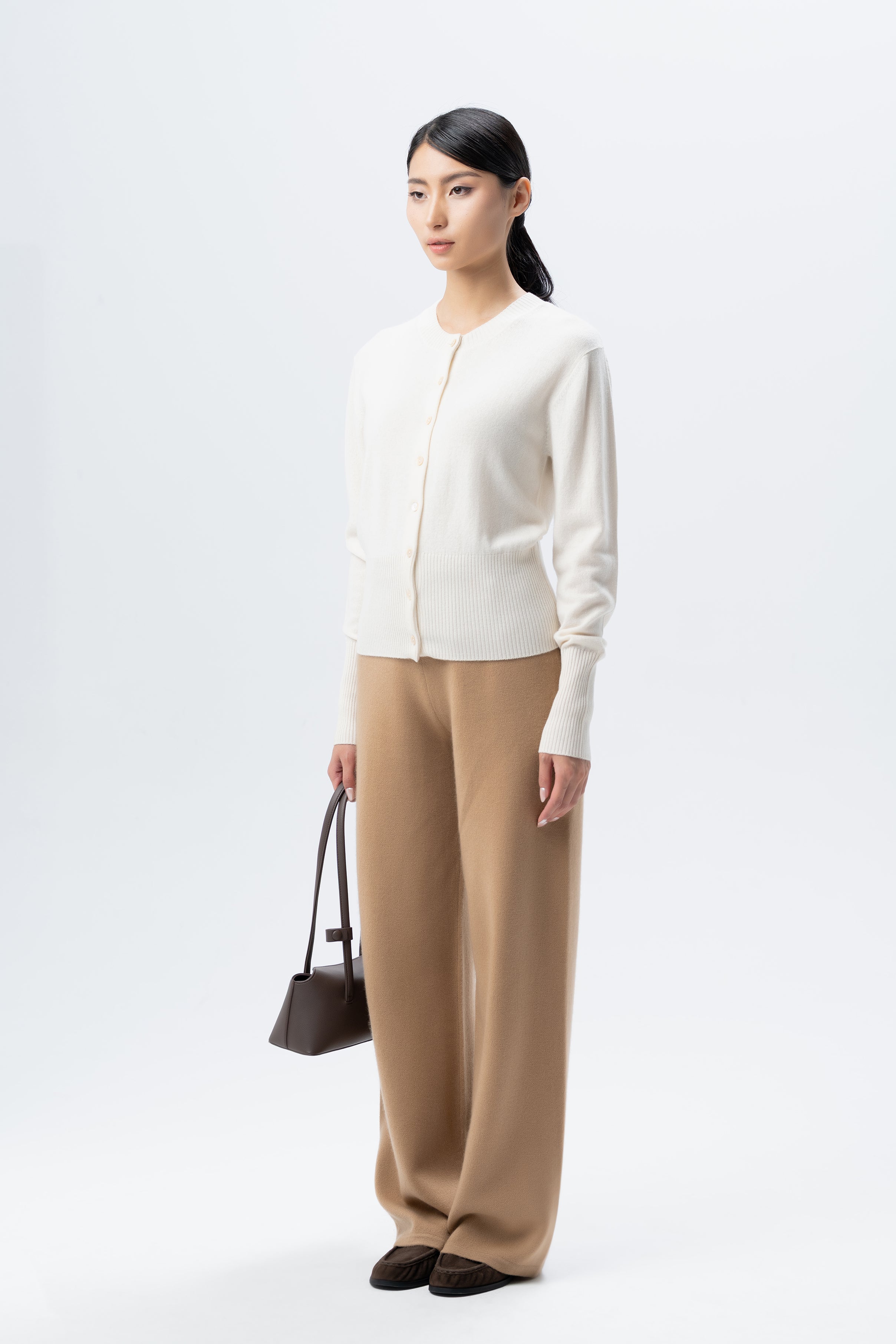 Crew-Neck Cardigan