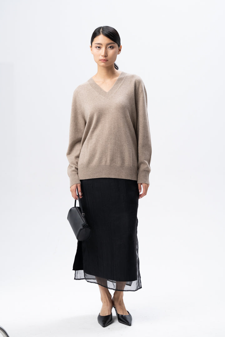 V-Neck Cashmere Jumper