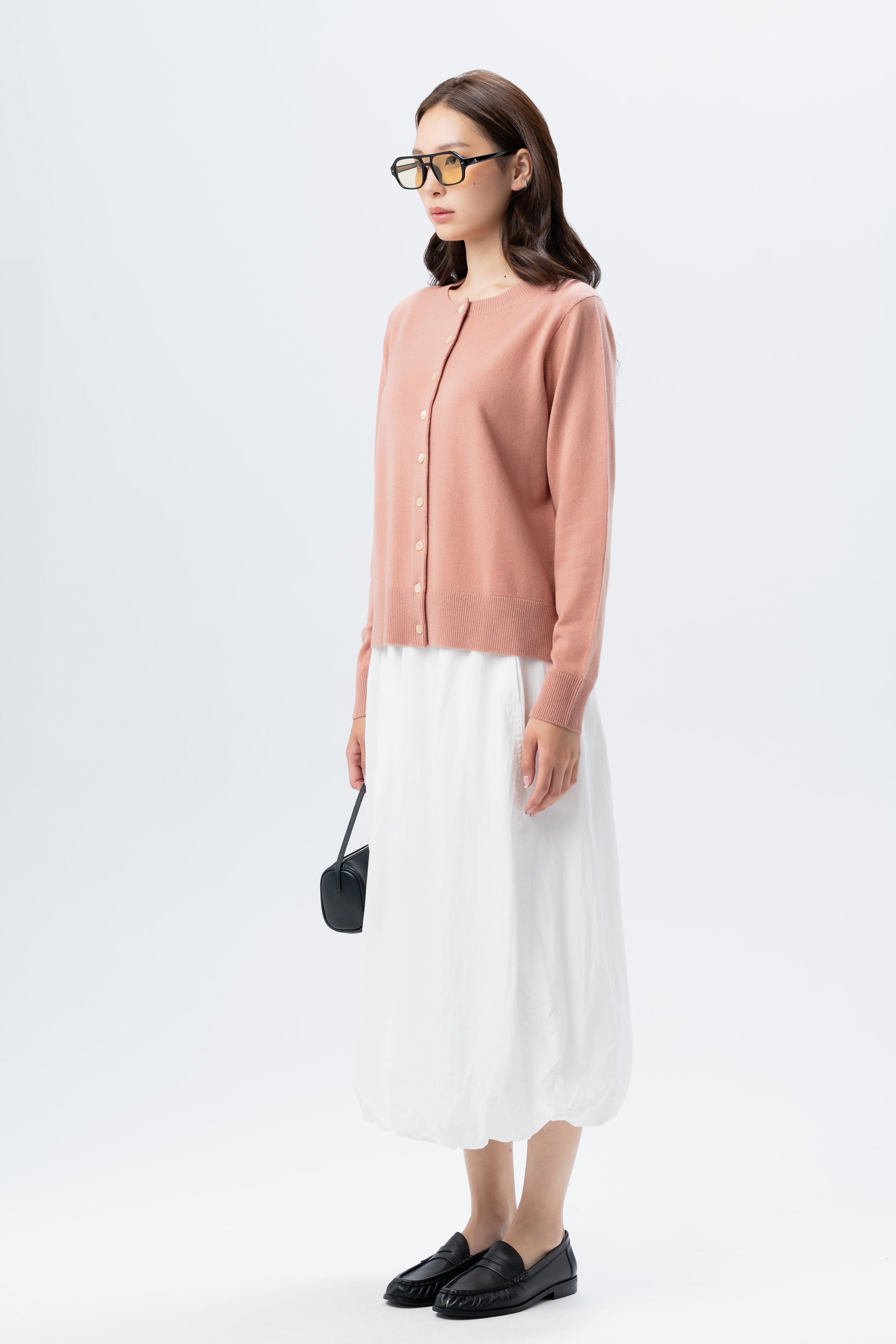 Crew-Neck Cardigan