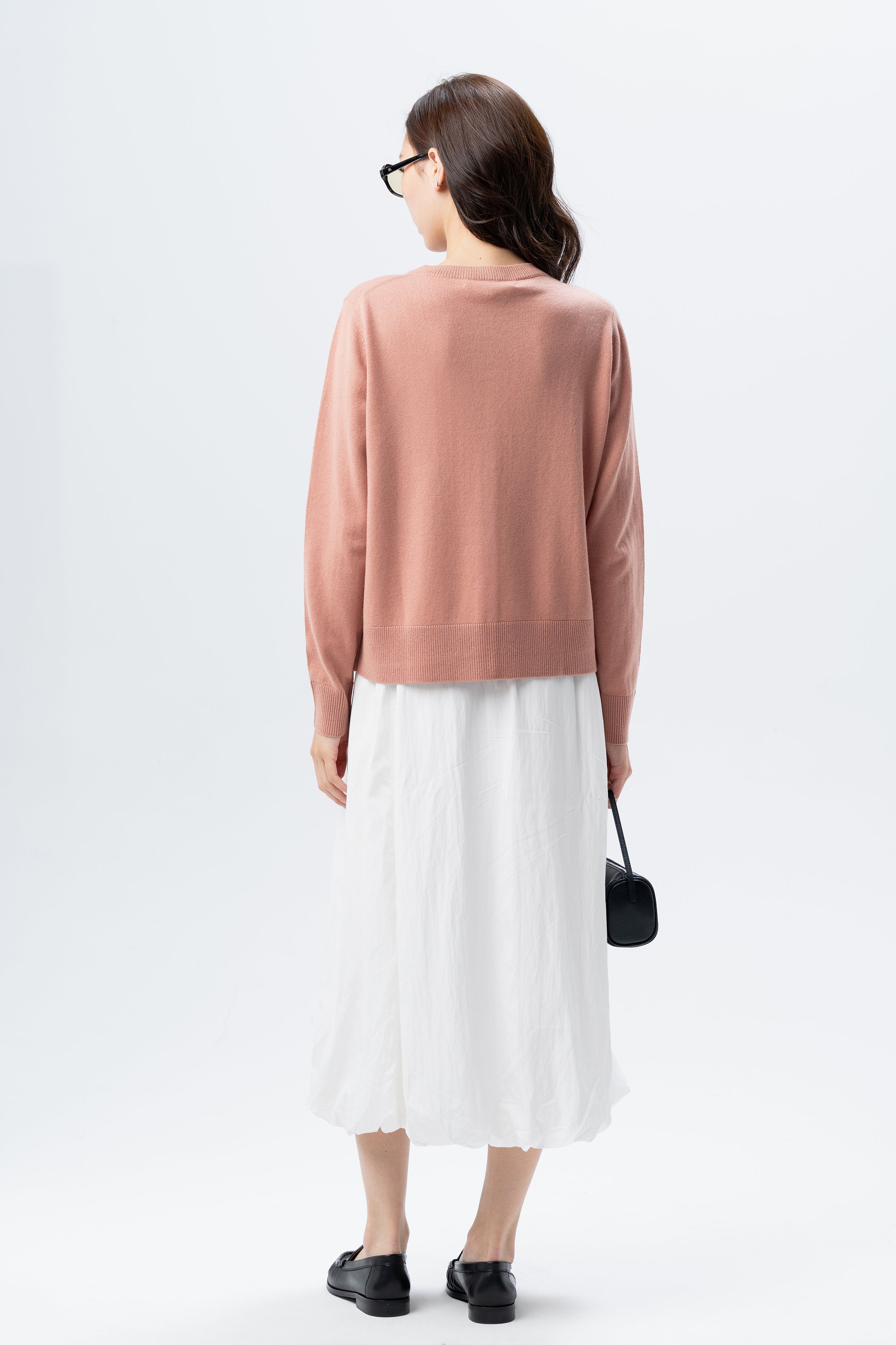 Crew-Neck Cardigan