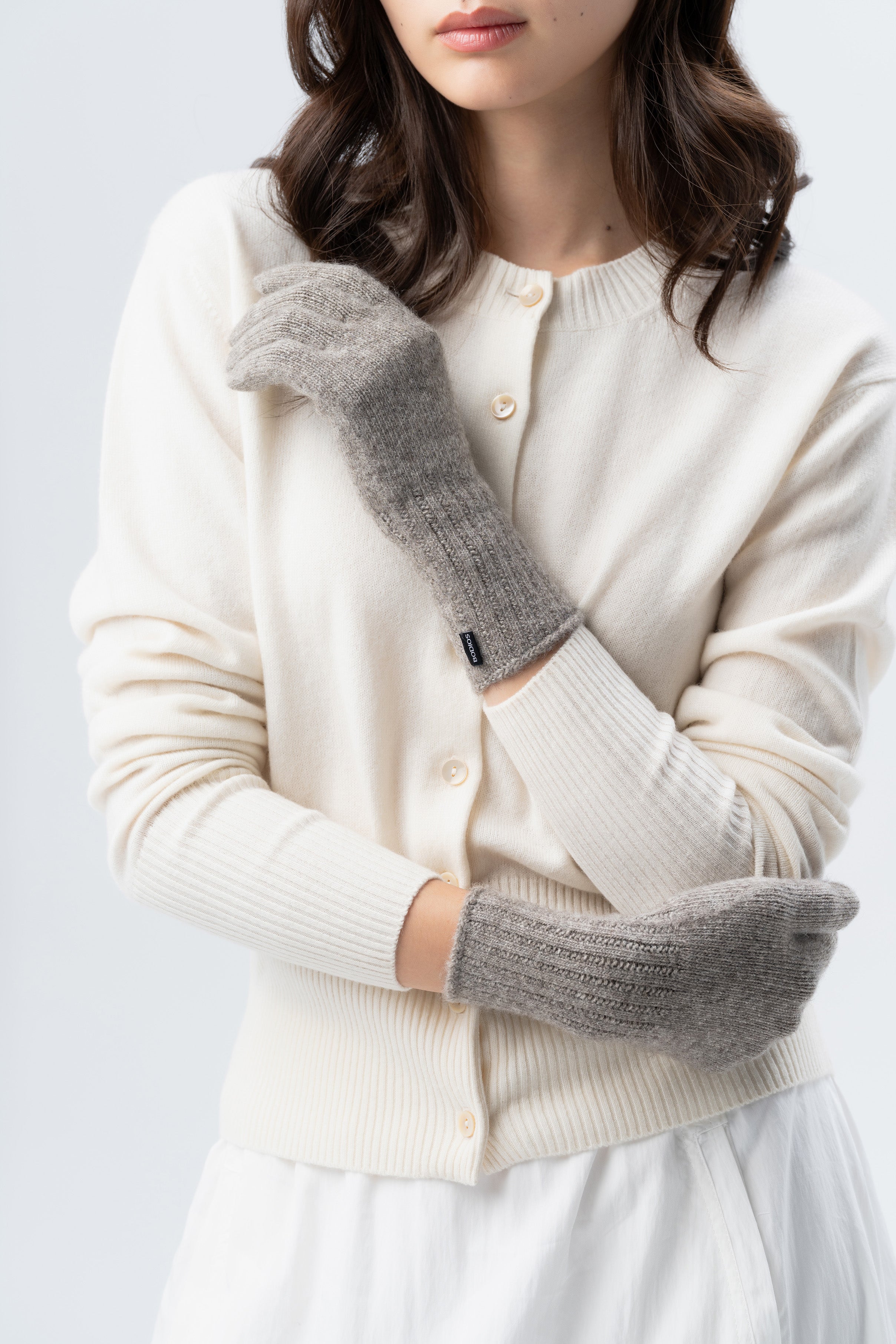 Brown Cashmere Gloves