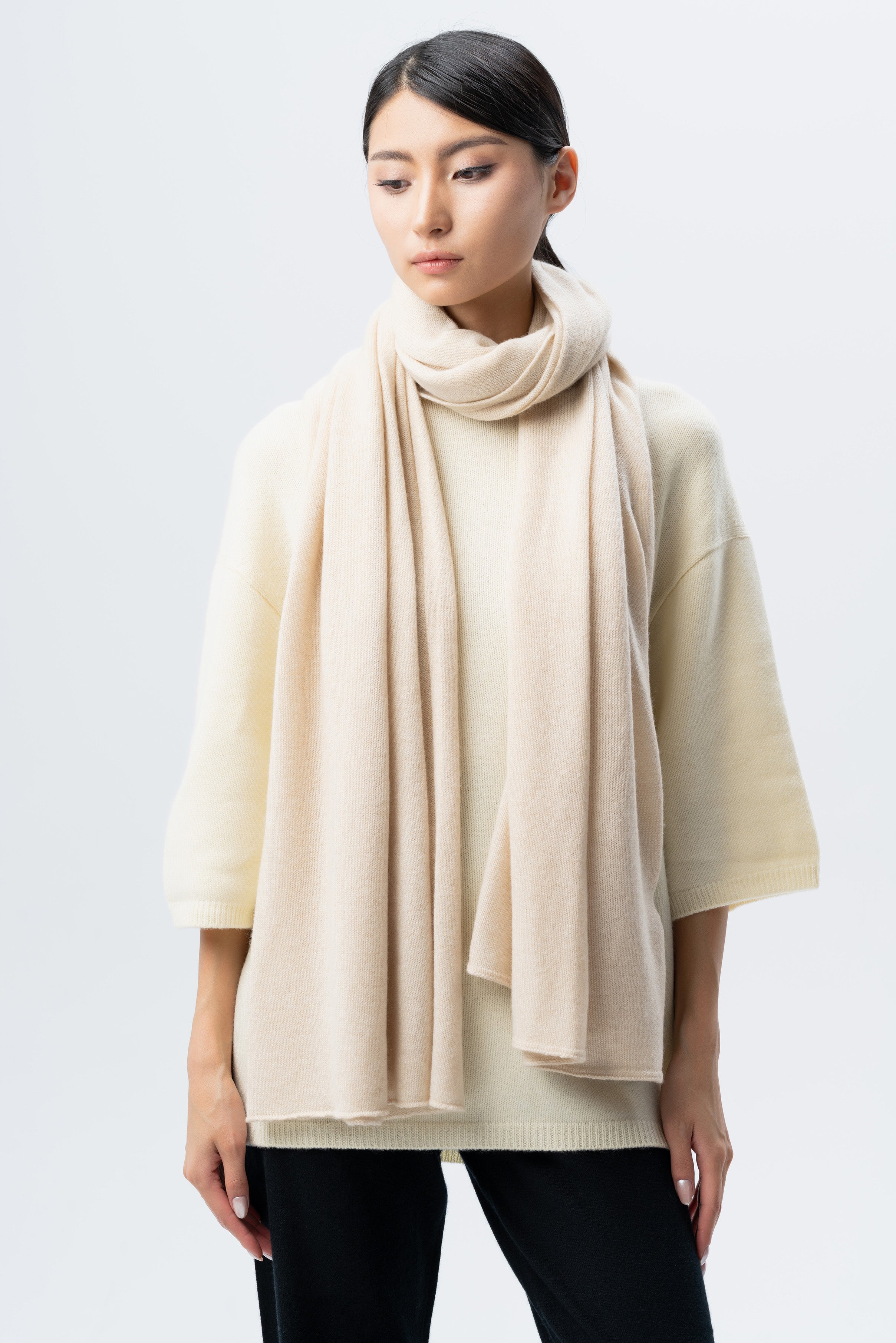 Oversized Lightweight Cashmere Scarf