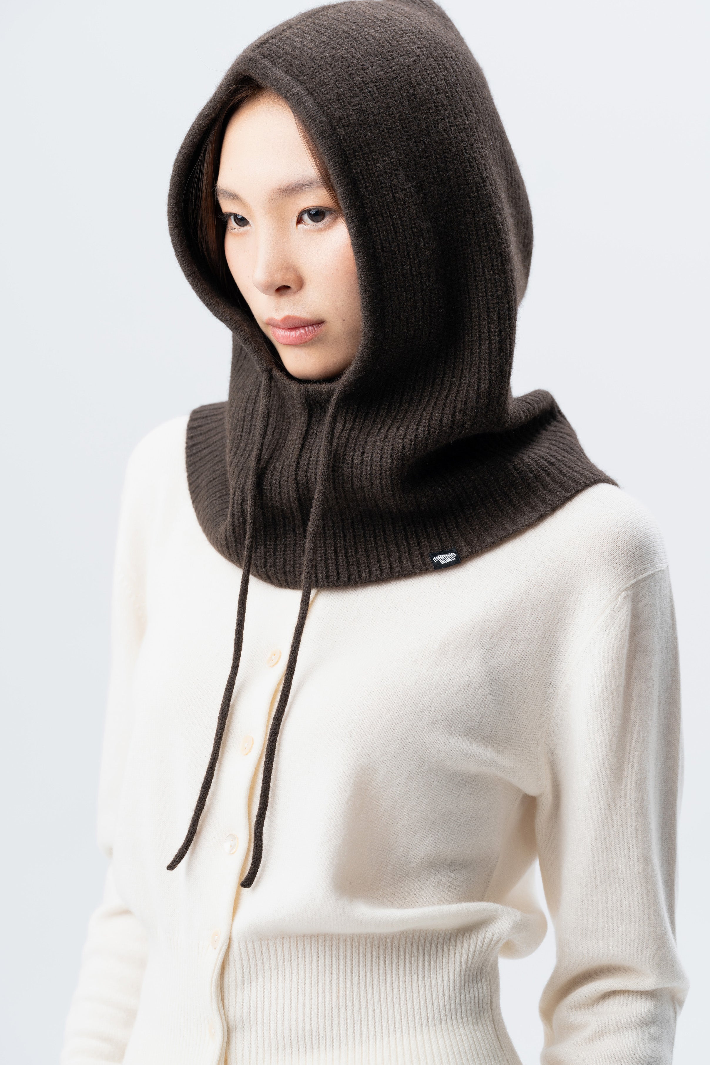 Brown Cashmere Balaclava