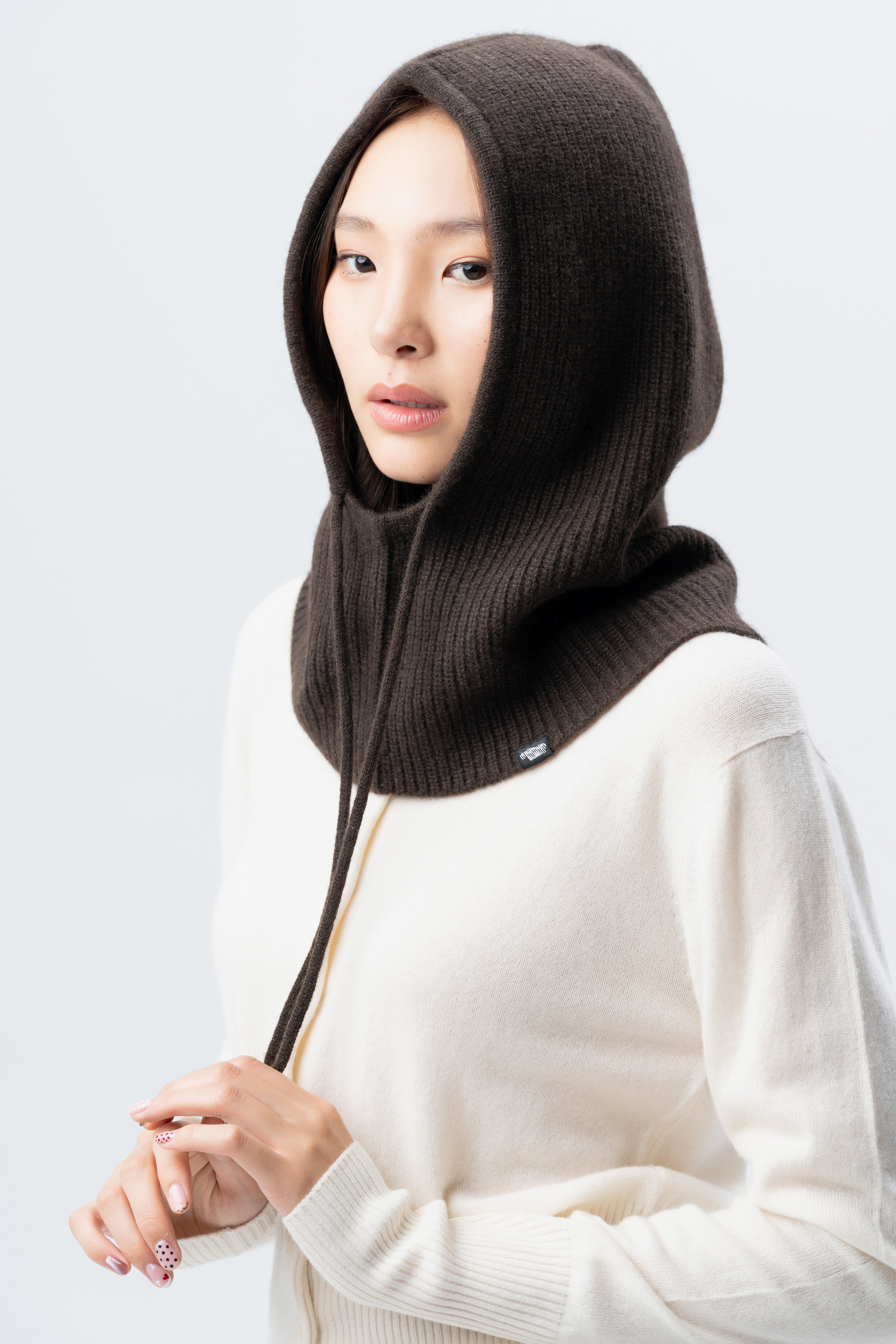Brown Cashmere Balaclava