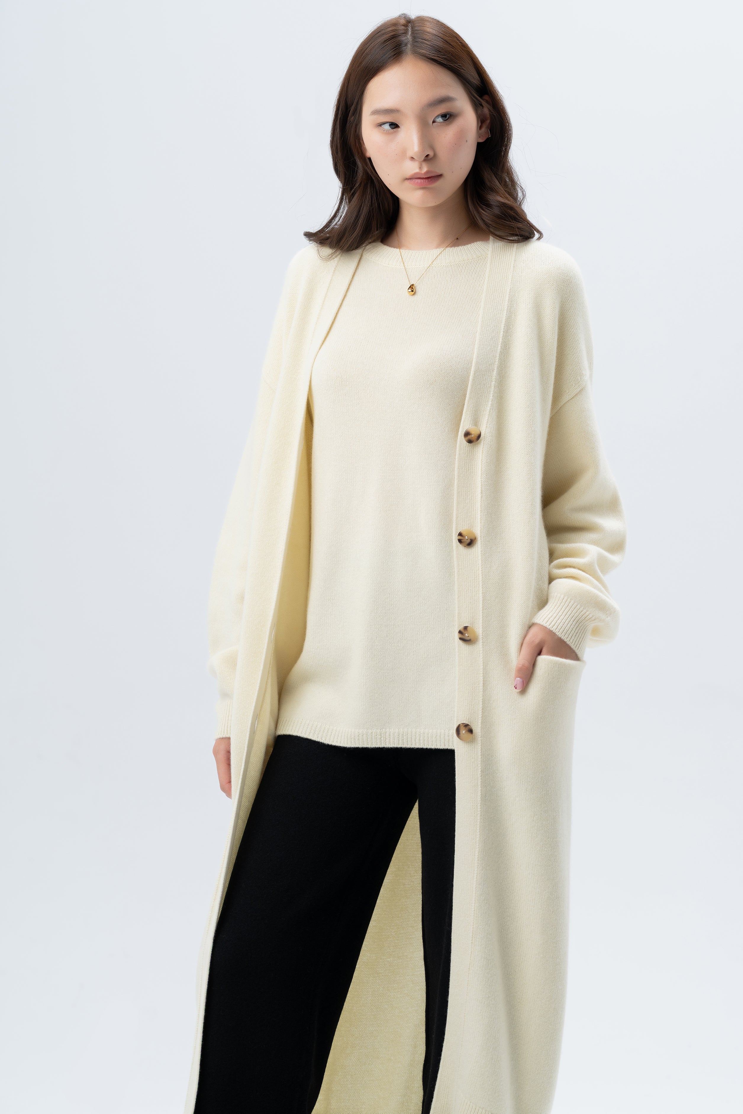 Maxi Cashmere Cardigan