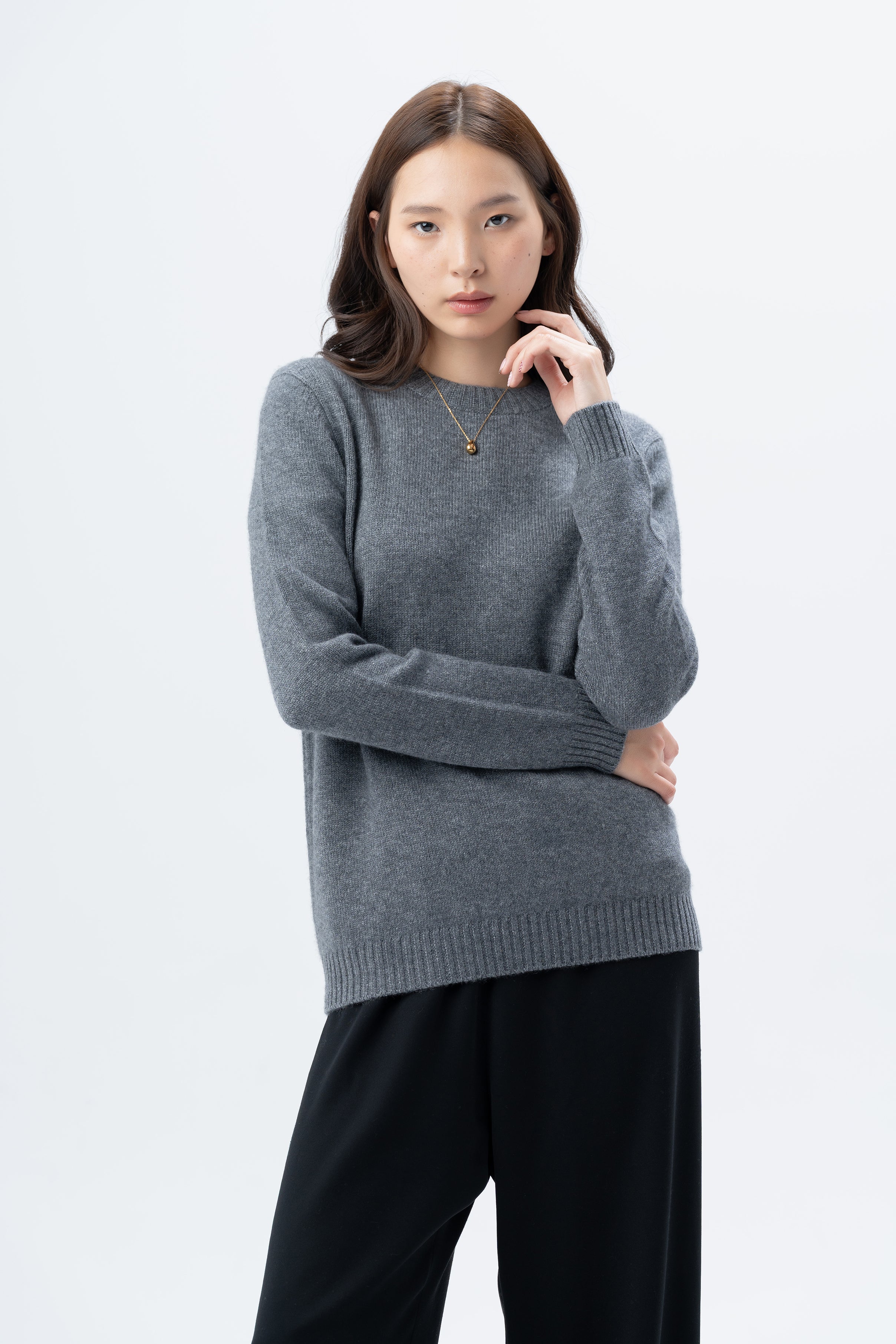 Tonot Classic Grey Crewneck