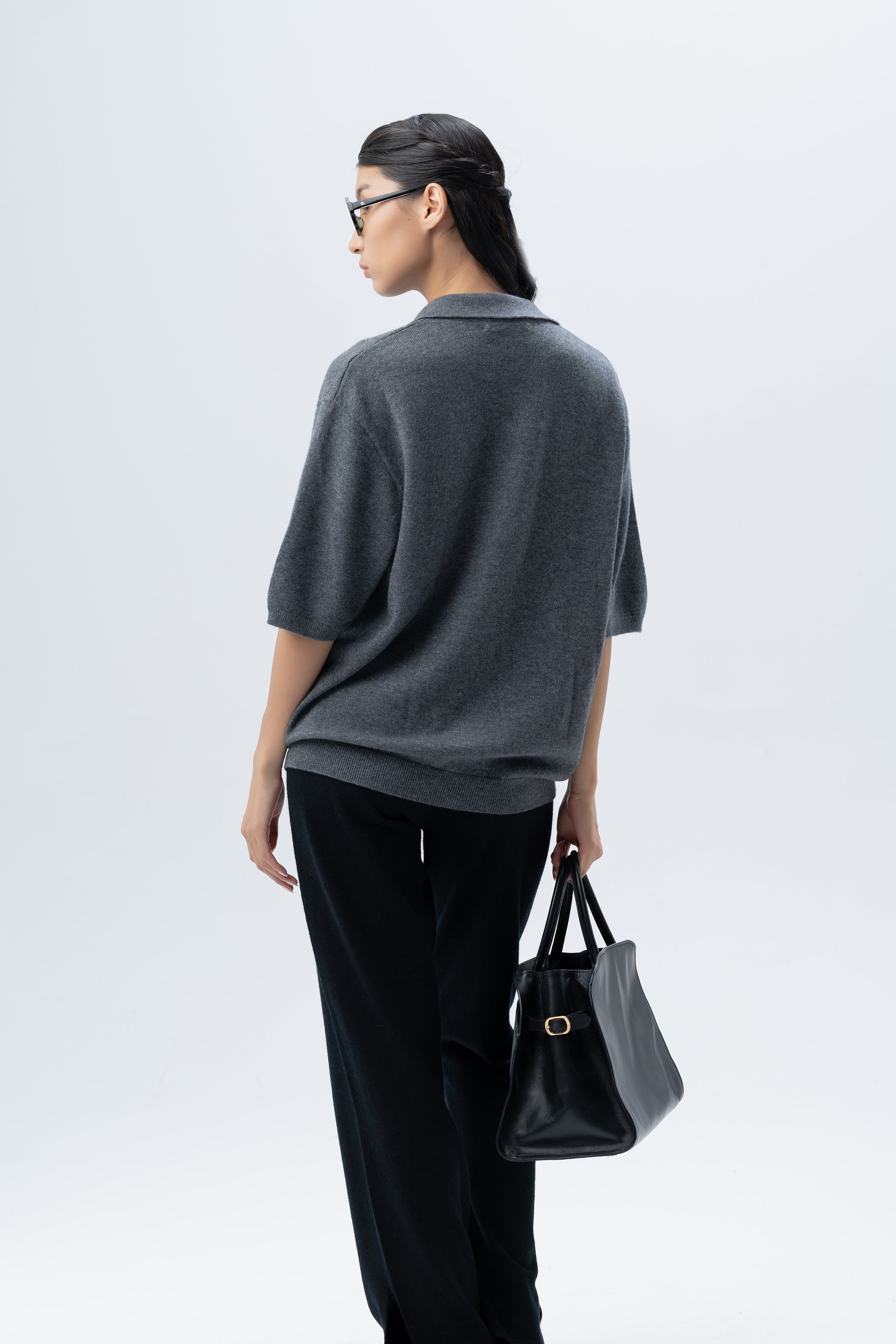 Tonot Sleeveless Grey Polo