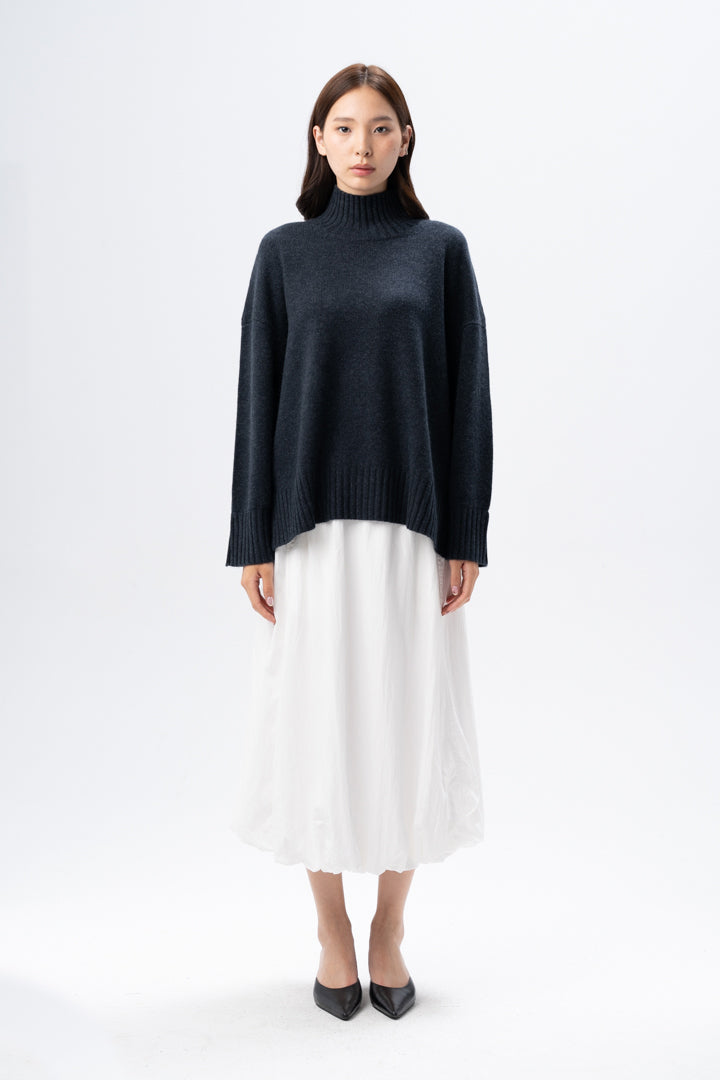 Tonot Turtleneck Dark Grey Sweater