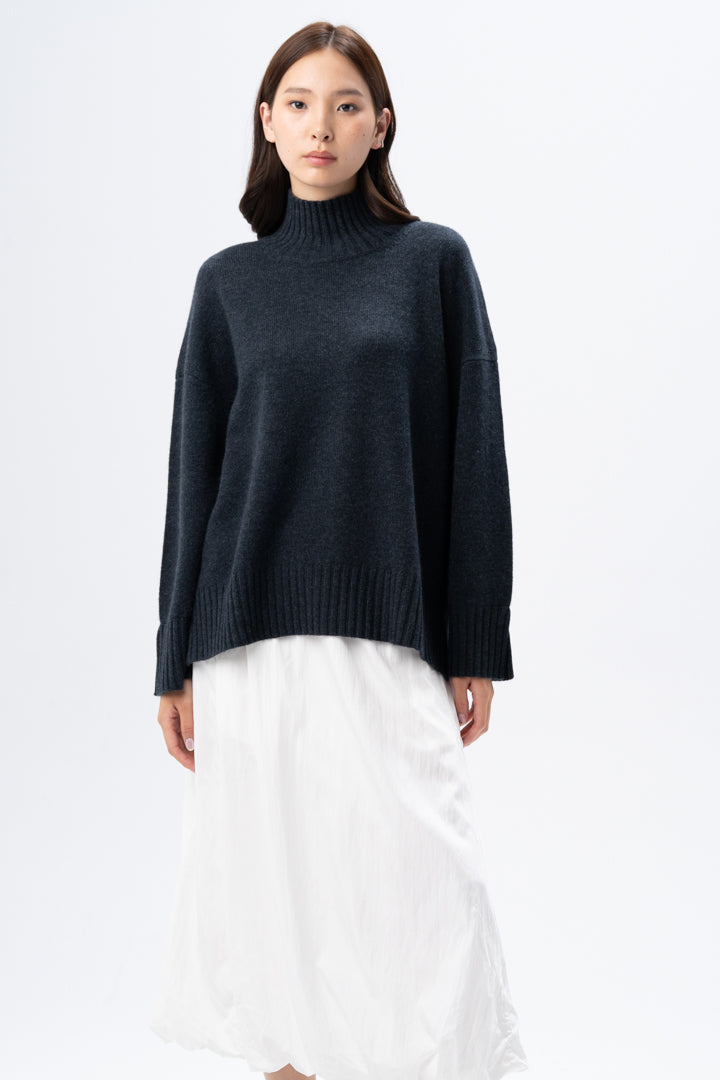Tonot Turtleneck Dark Grey Sweater