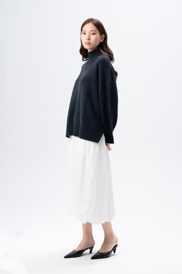 Tonot Turtleneck Dark Grey Sweater