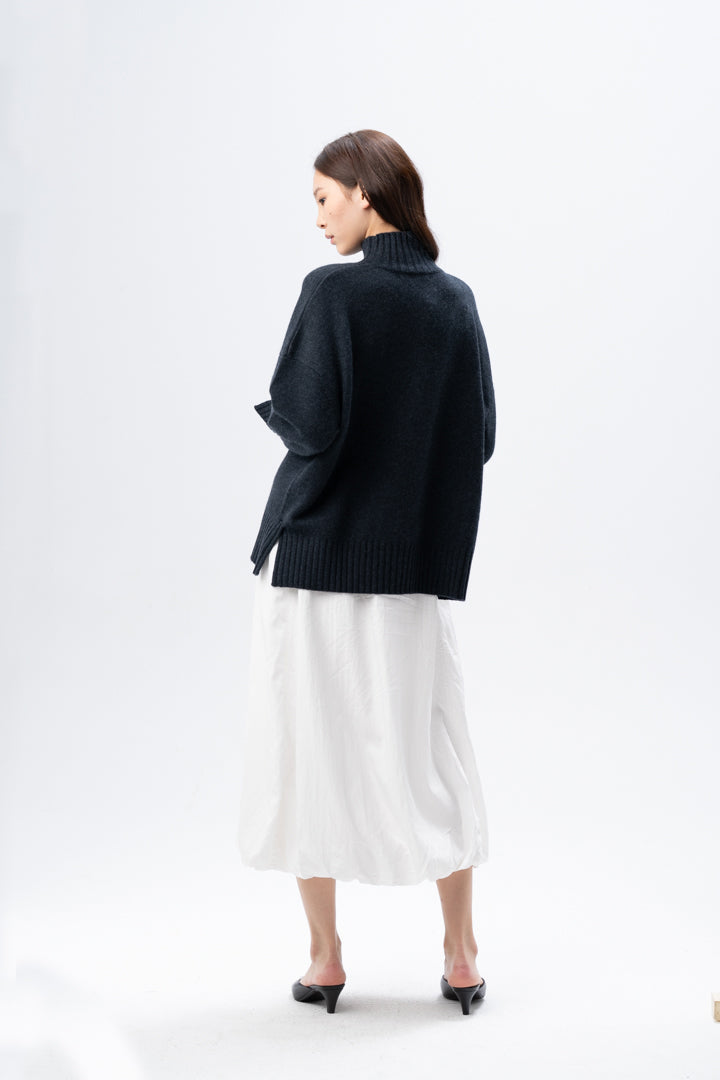 Tonot Turtleneck Dark Grey Sweater