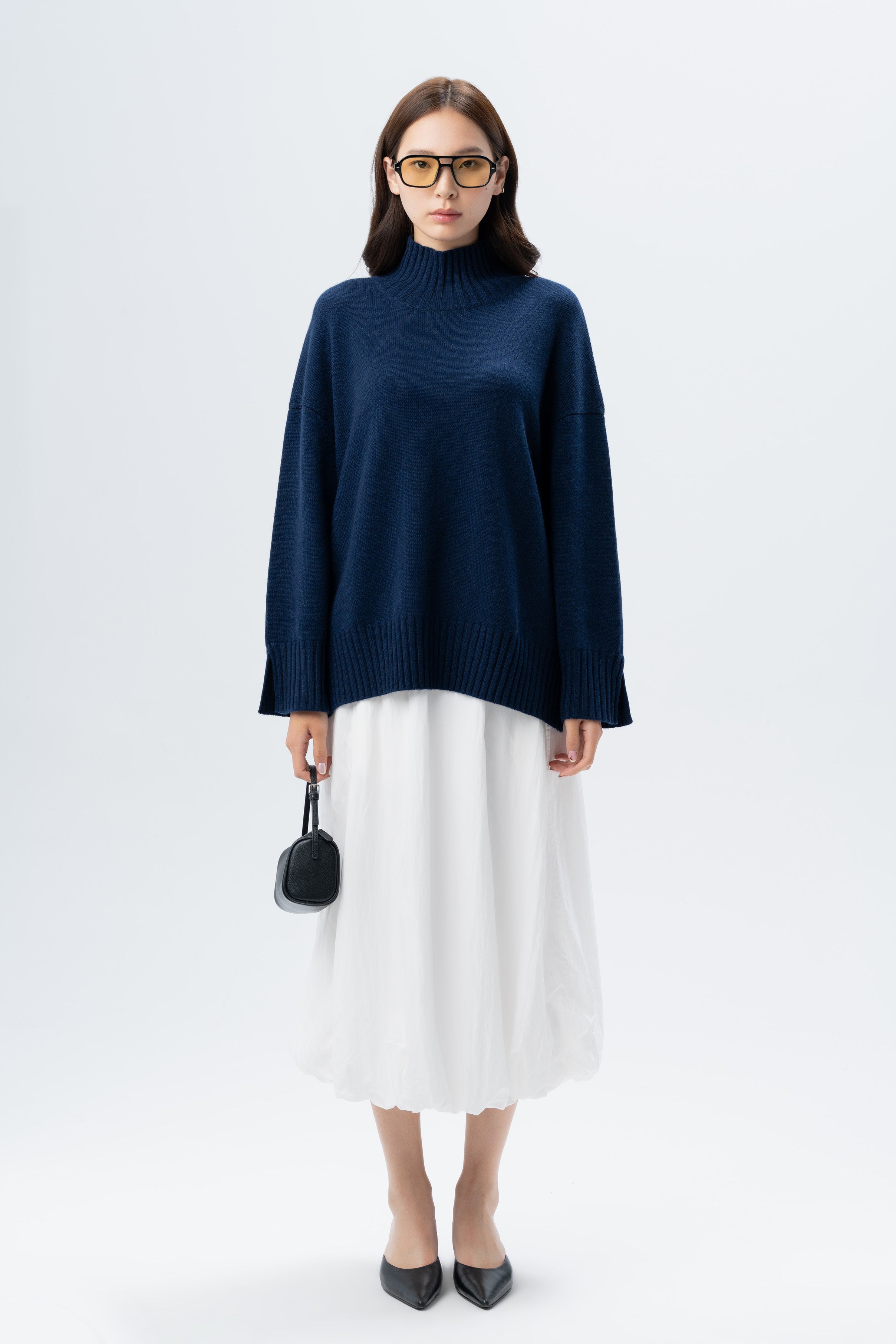 Tonot's Navy Cashmere Sweater