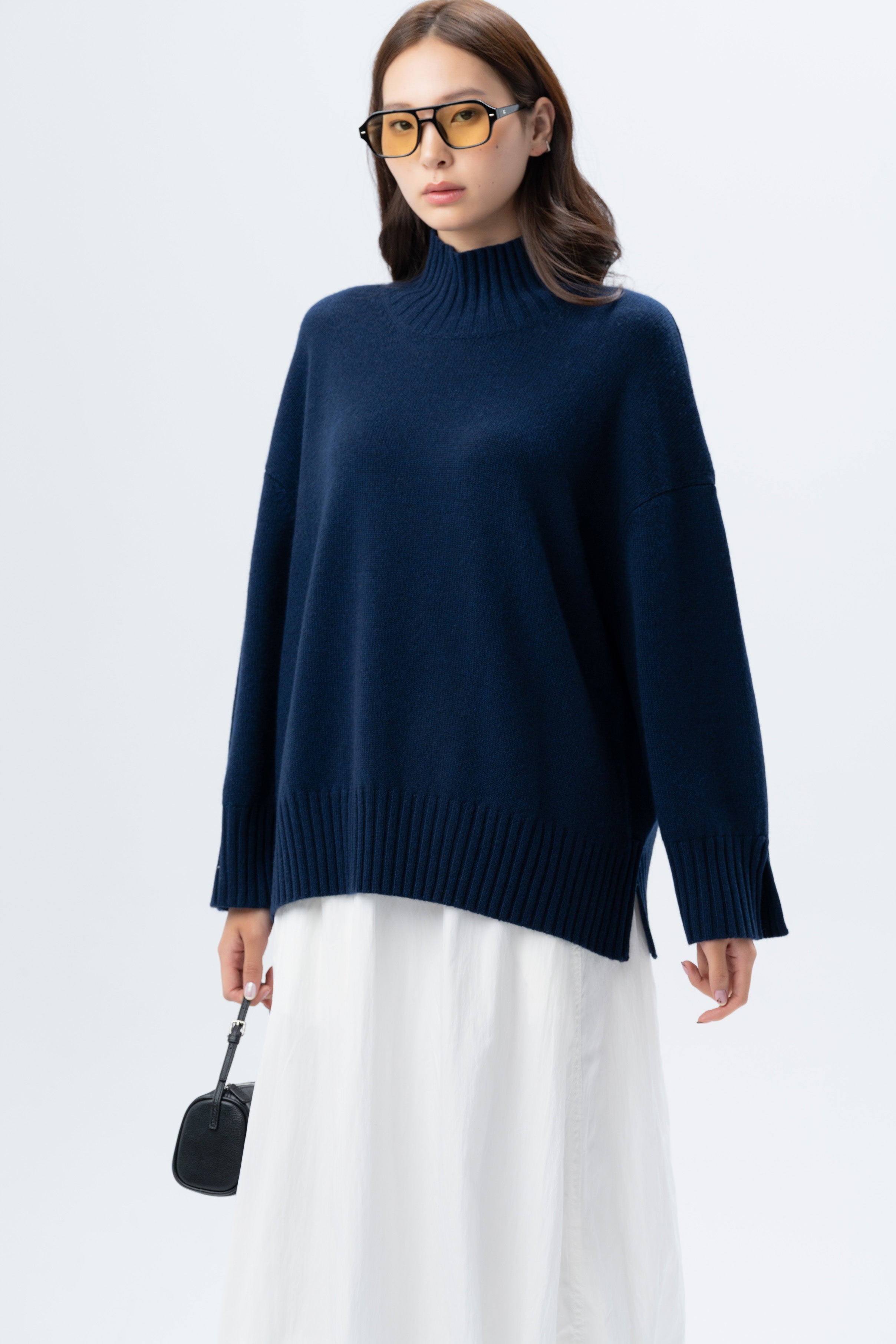 Tonot's Navy Cashmere Sweater
