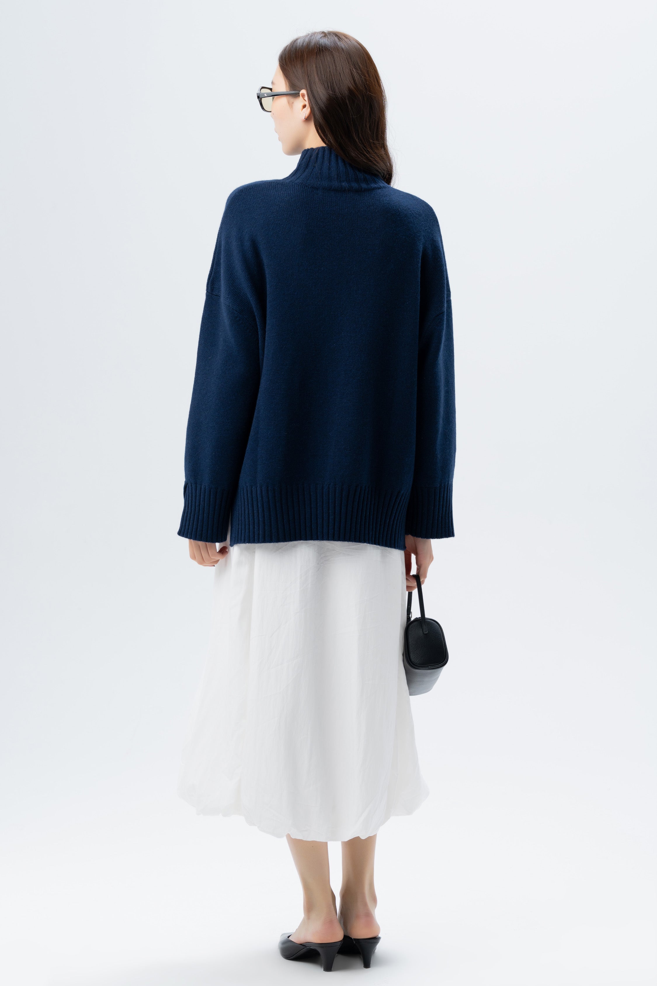 Tonot's Navy Cashmere Sweater