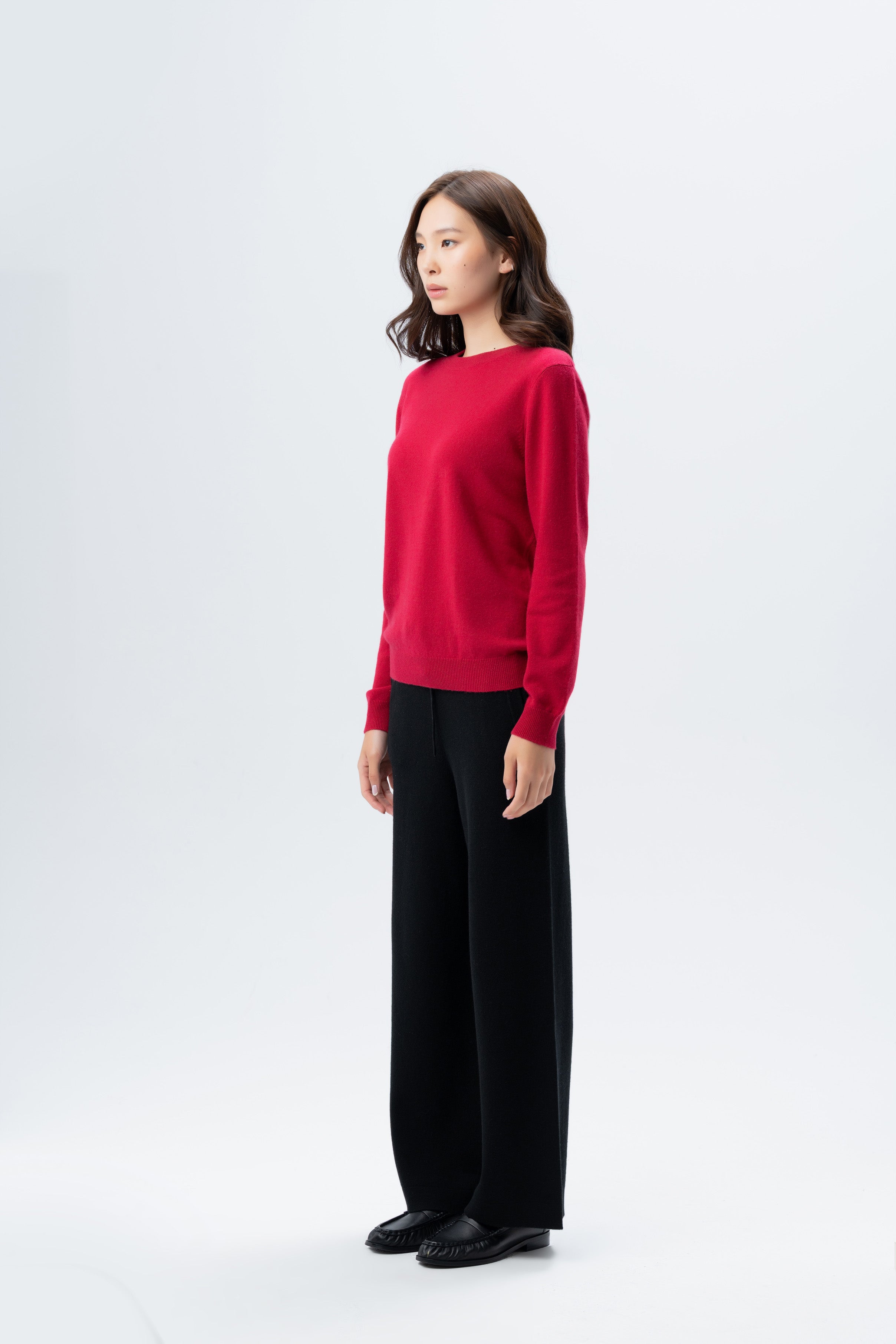 Tonot Red Crewneck Jumper