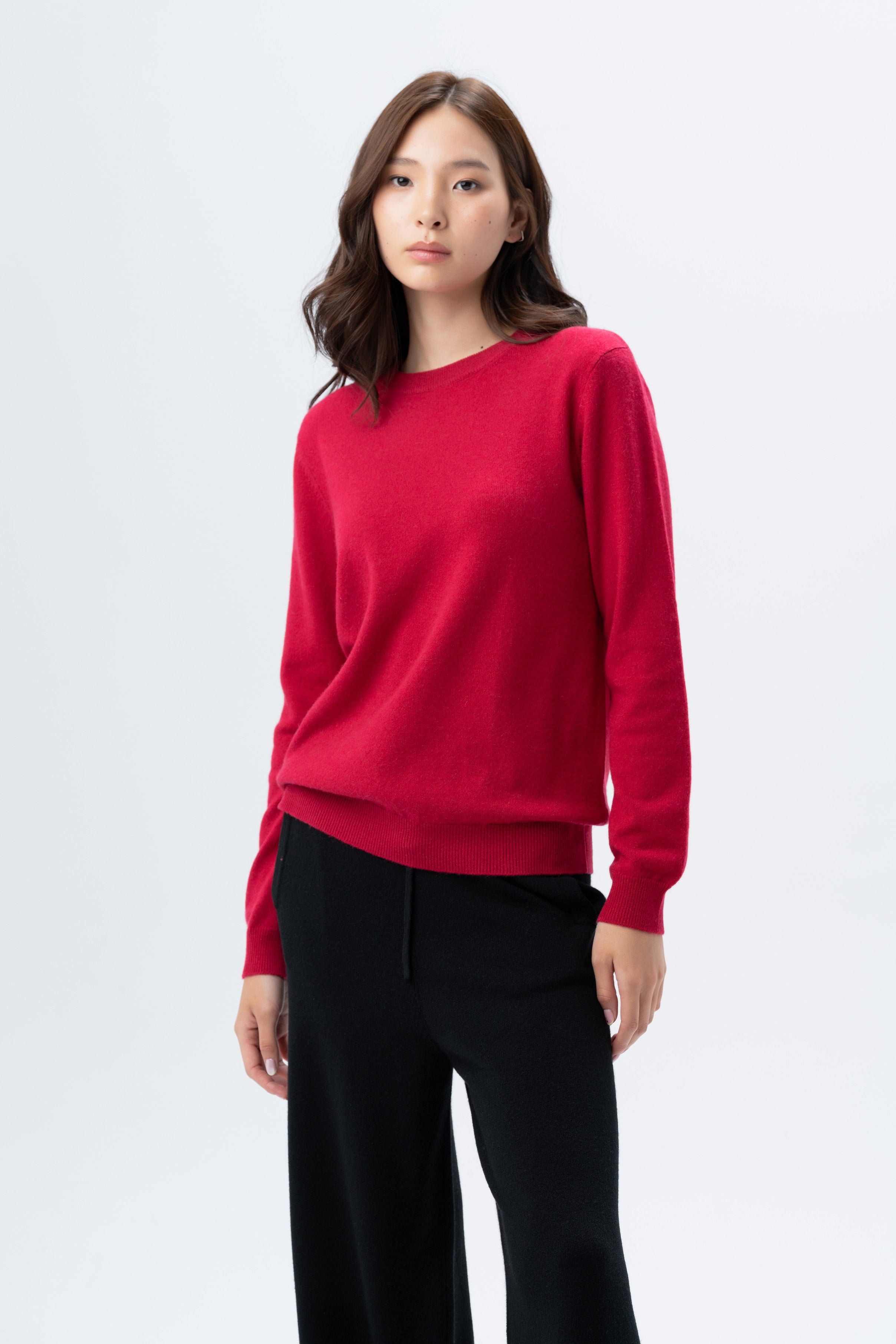 Tonot Red Crewneck Jumper
