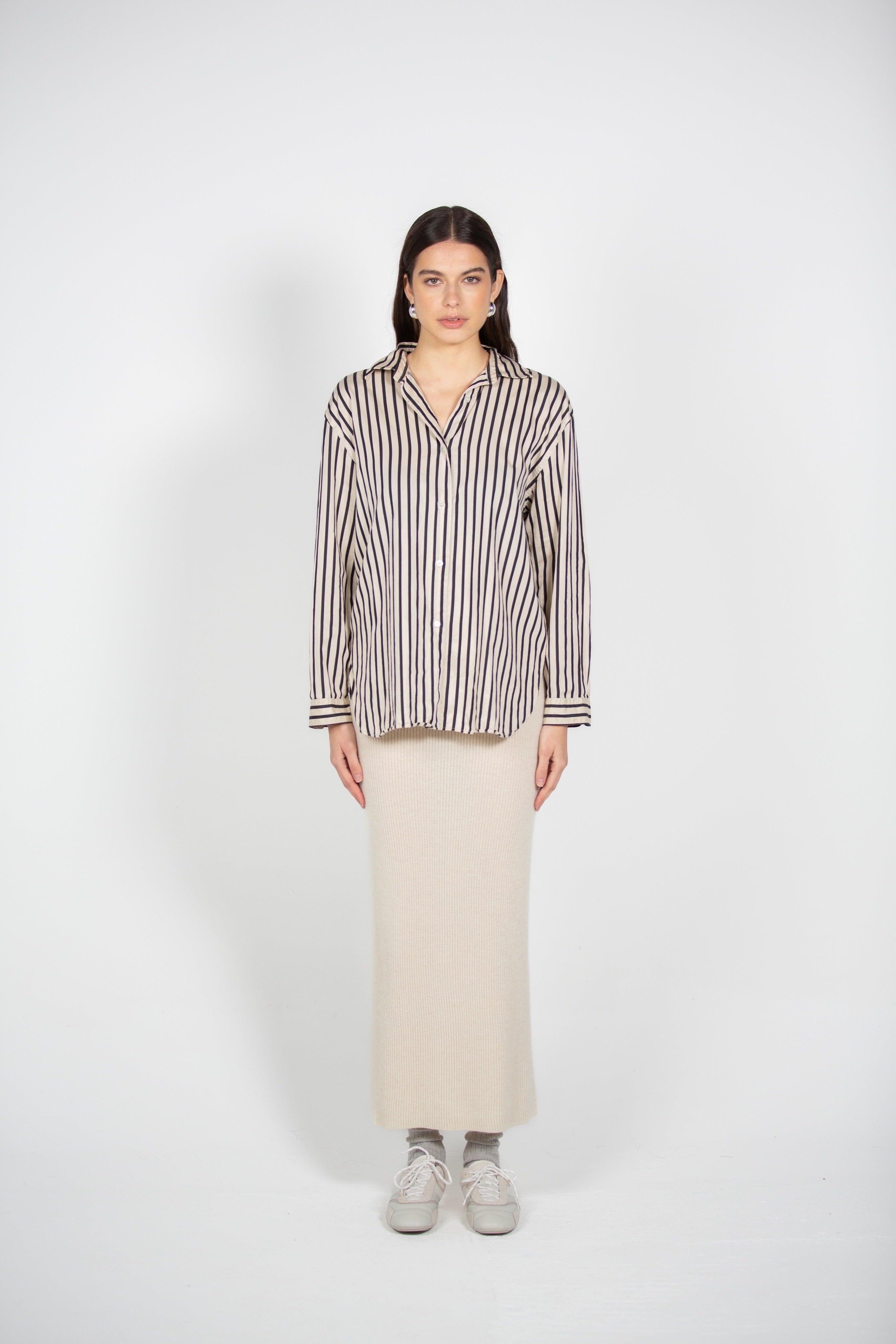 Tonot's Beige Maxi Skirt
