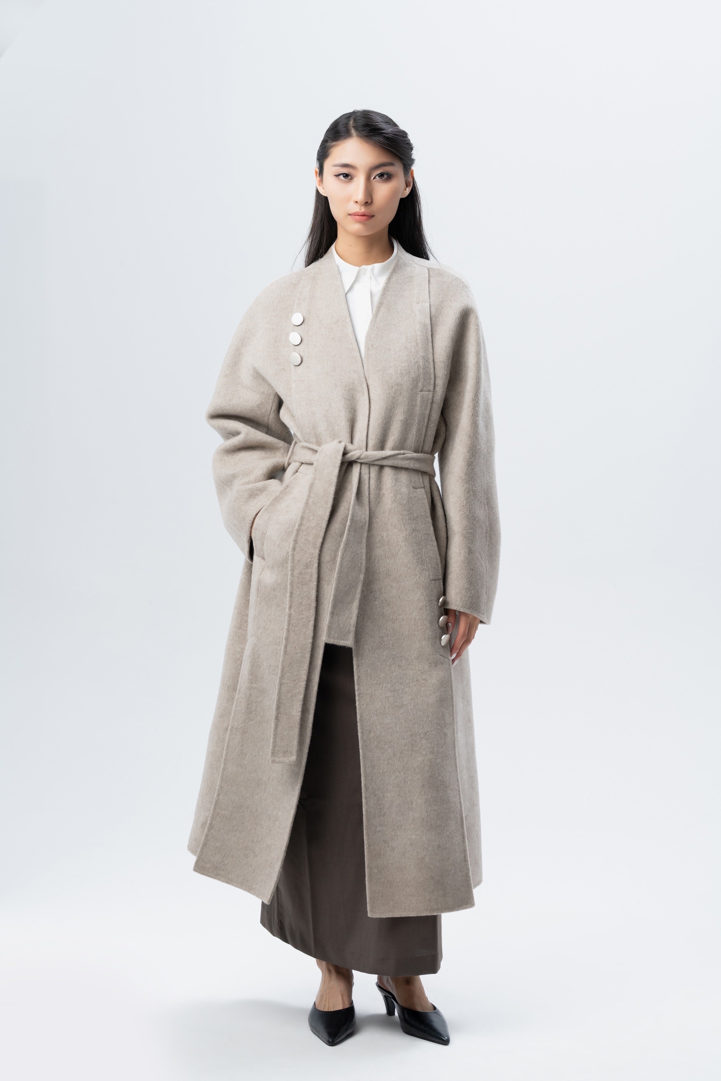 Atoz Belted Coat