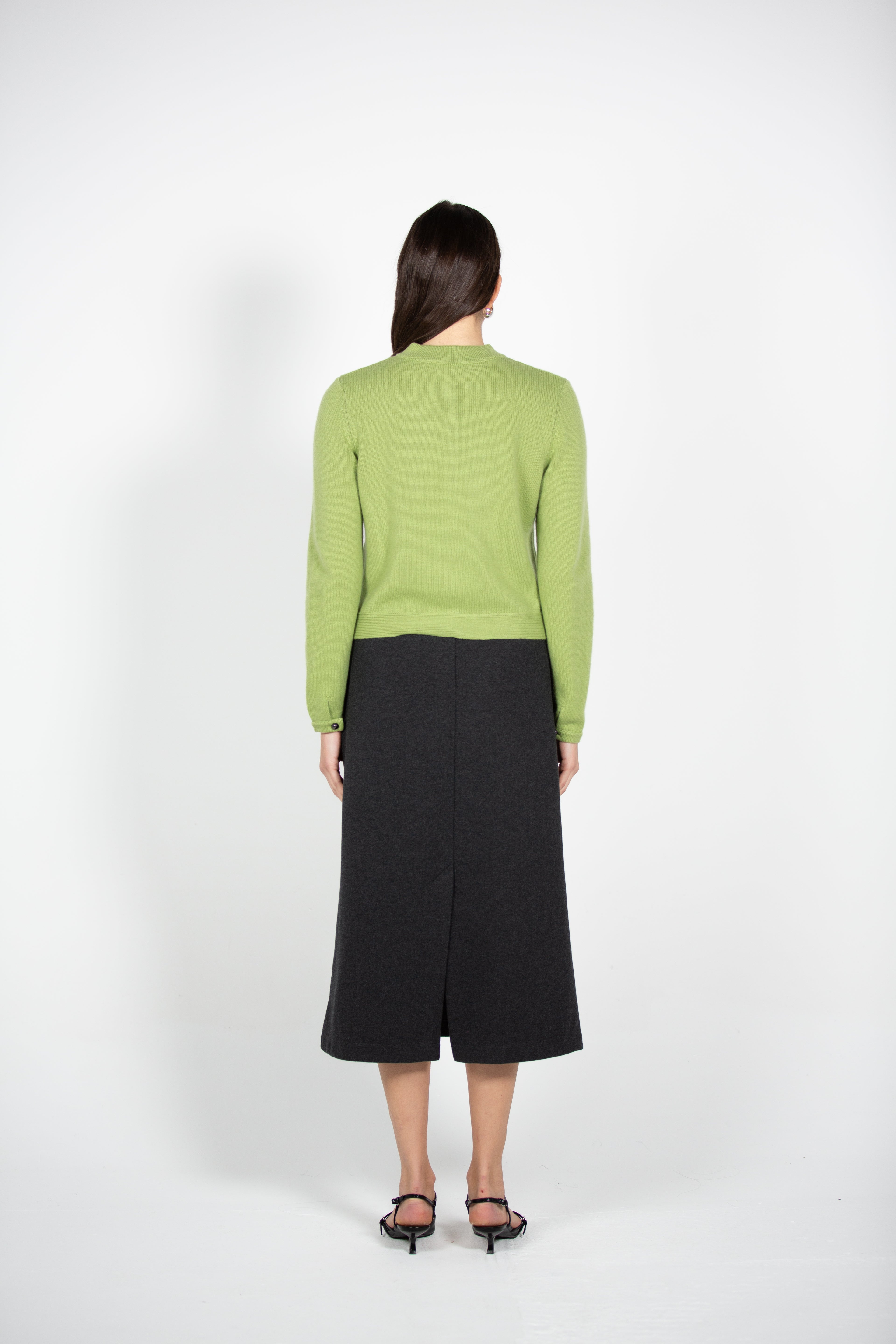 Tonot's Light Green Button Up Cardigan