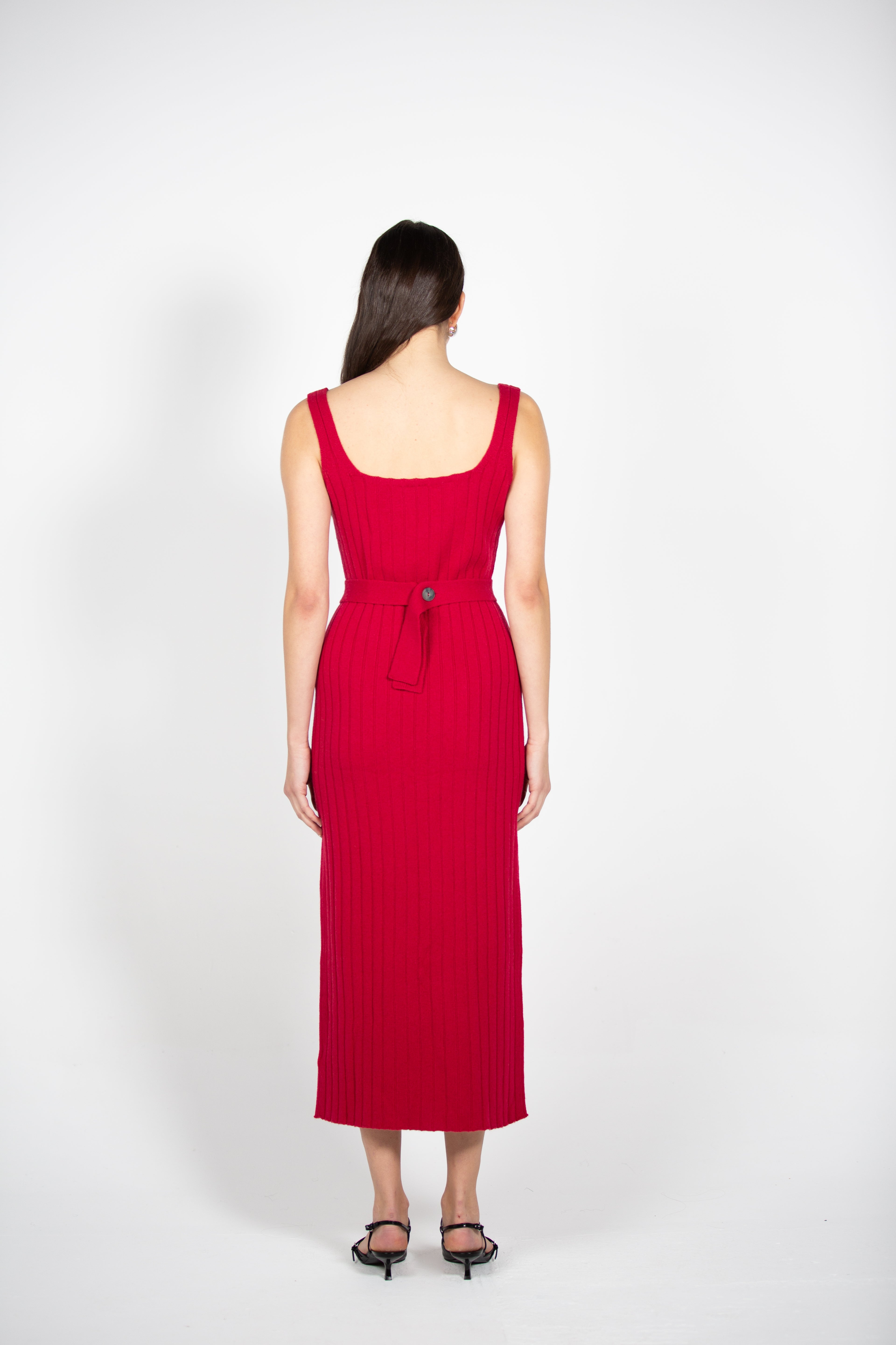 Tonot's Red Button Dress