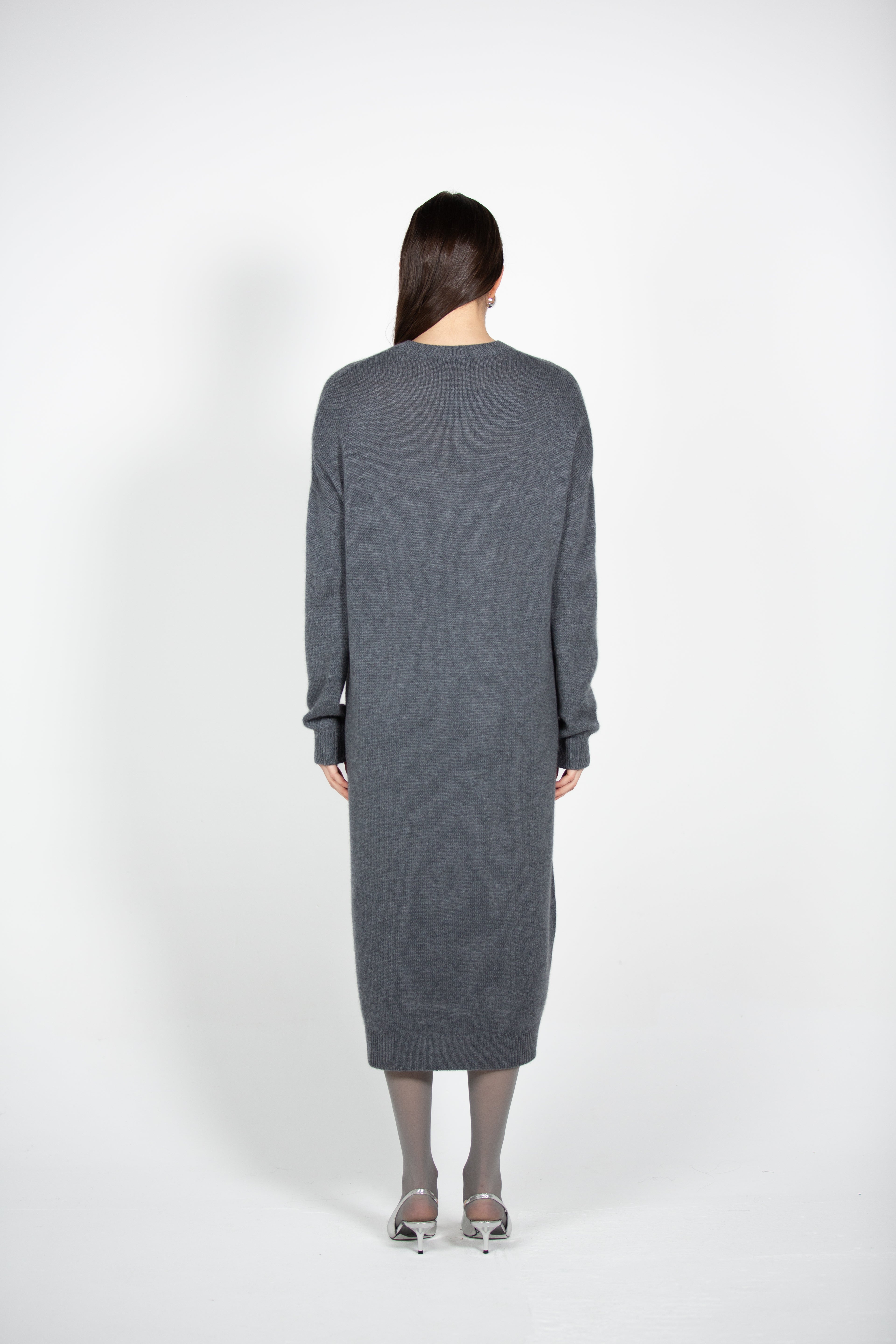 Tonot's Grey Maxi Dress