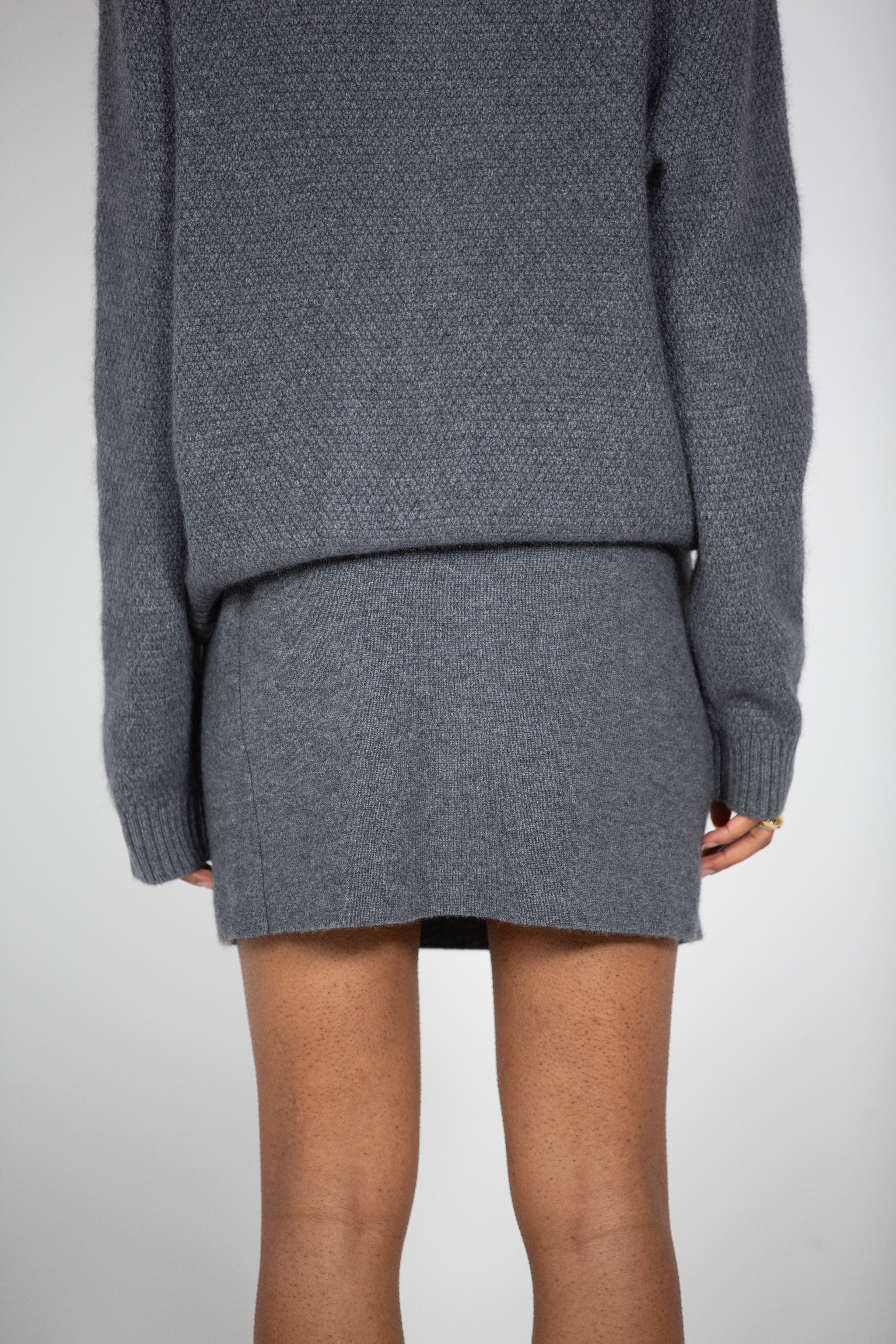 Tonot's Grey Short Skirt