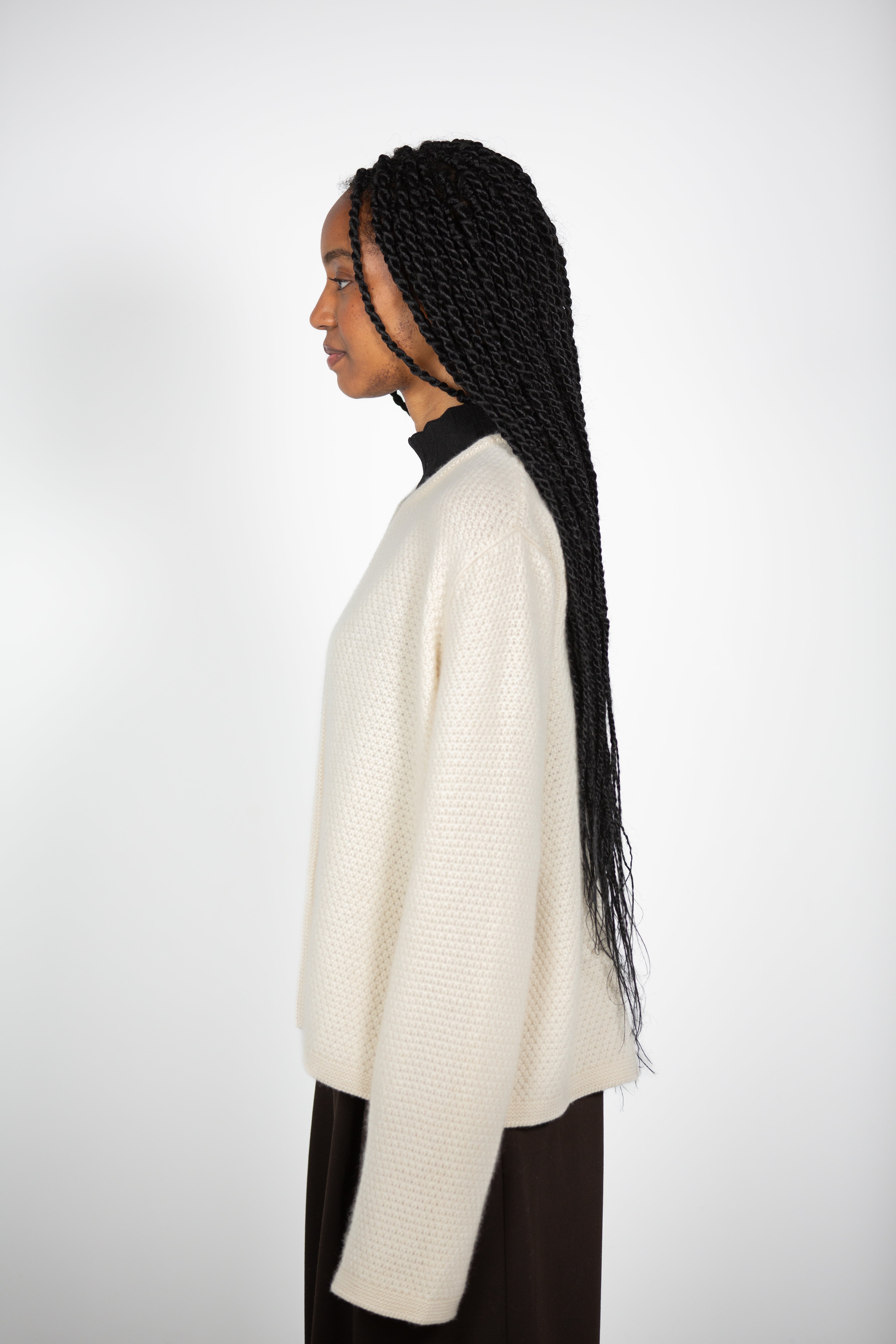 Tonot's White Blazer like Cardigan