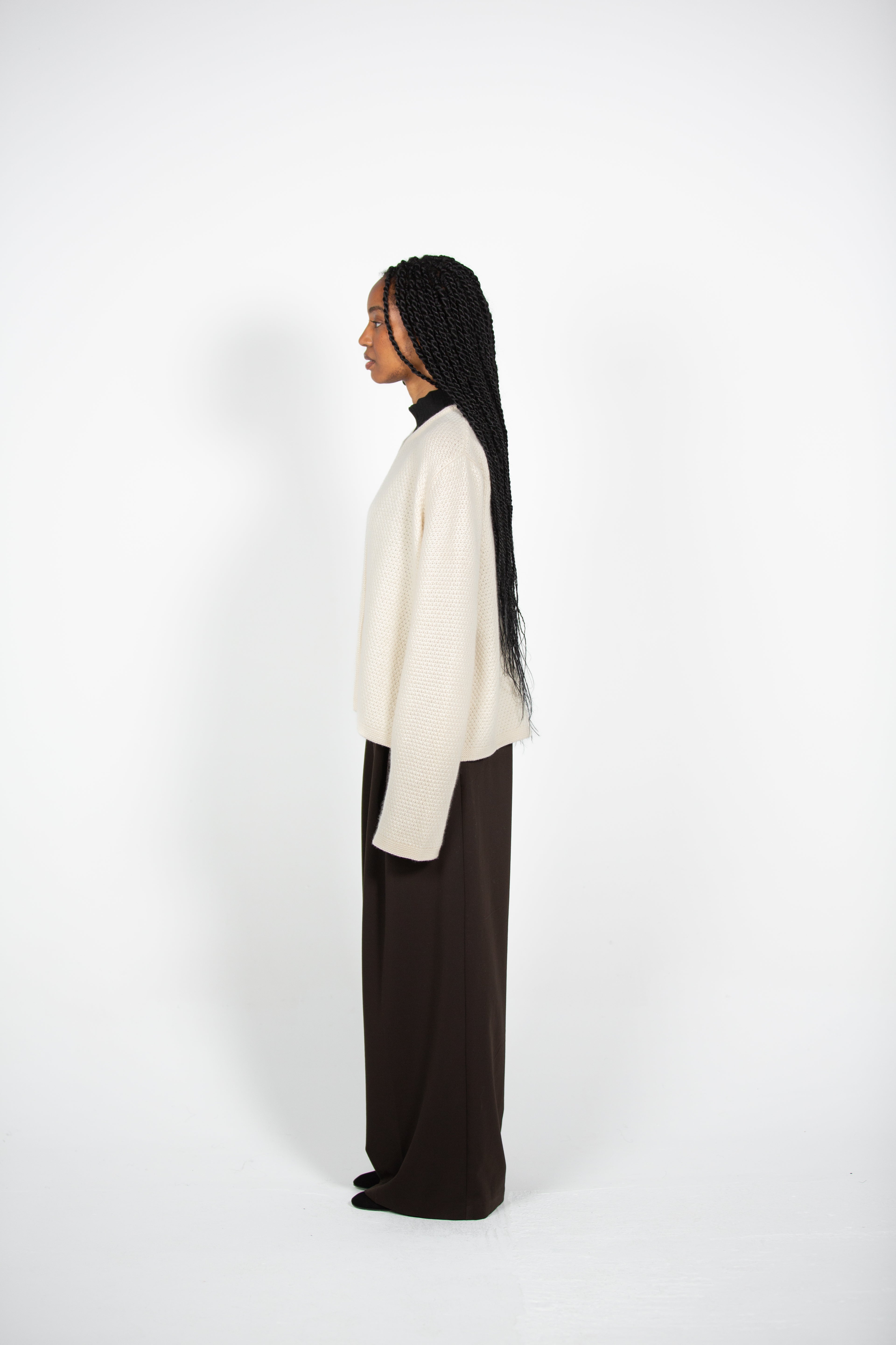Tonot's White Blazer like Cardigan