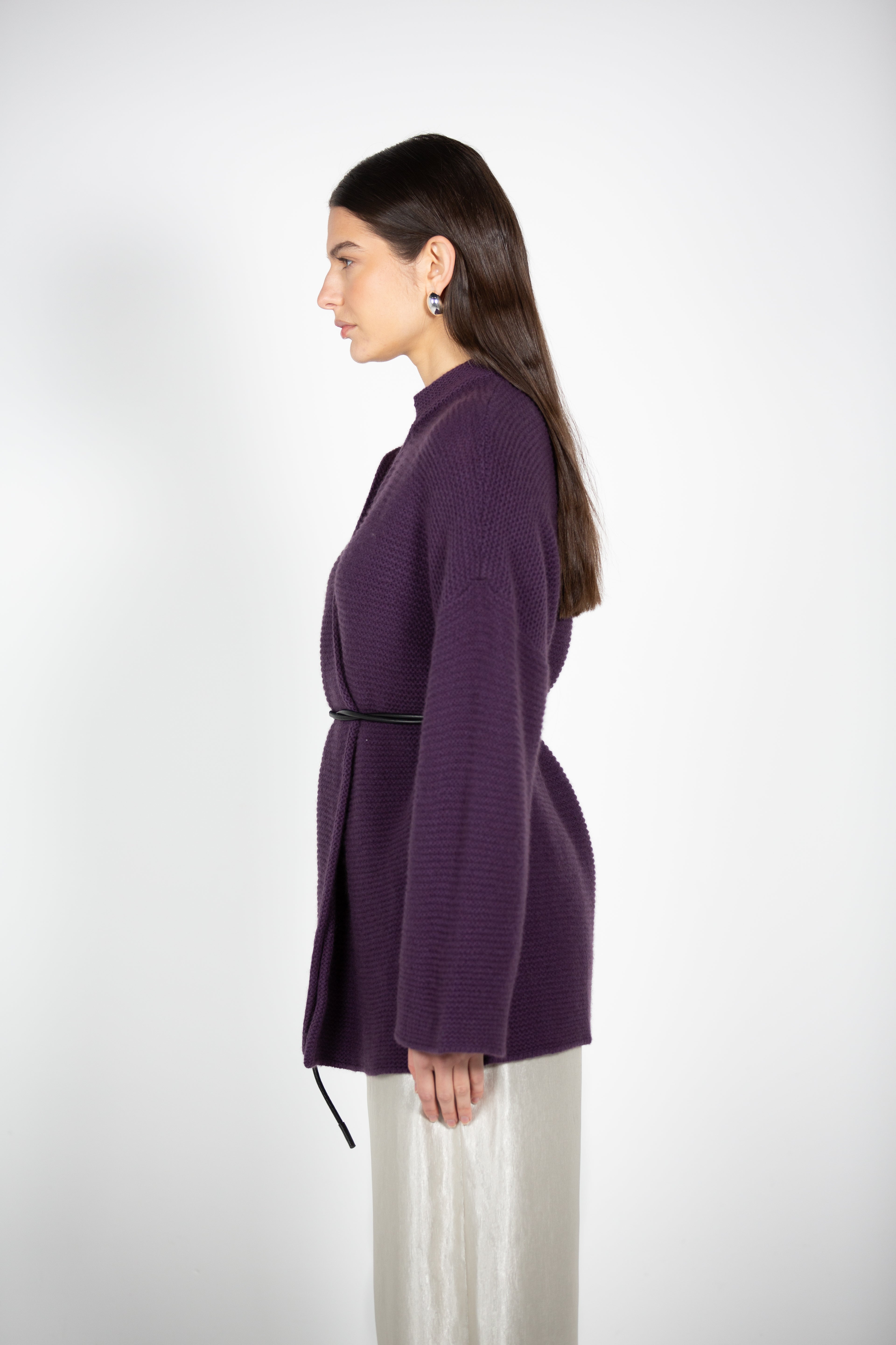 Tonot's Purple Cardigan