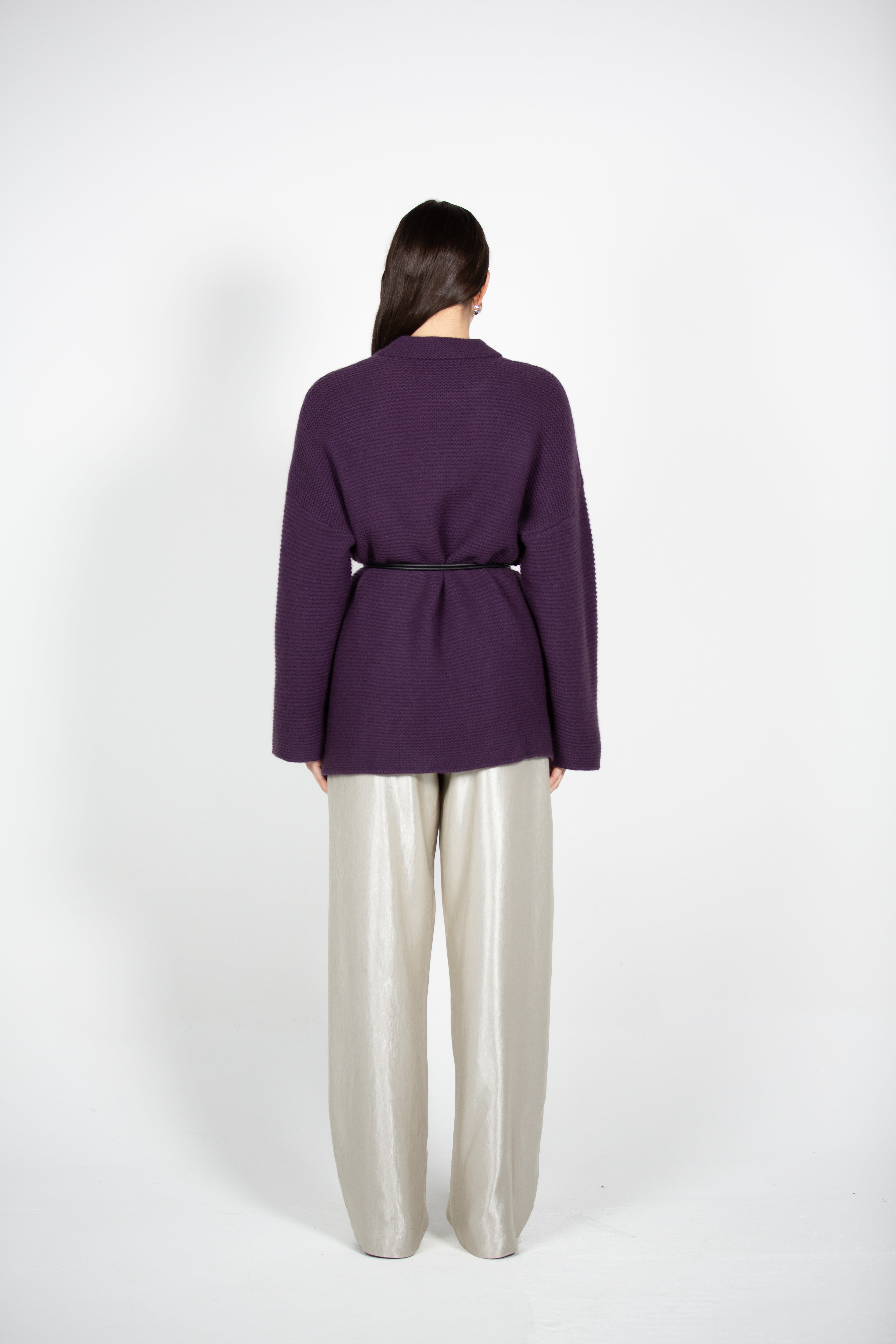 Tonot's Purple Cardigan
