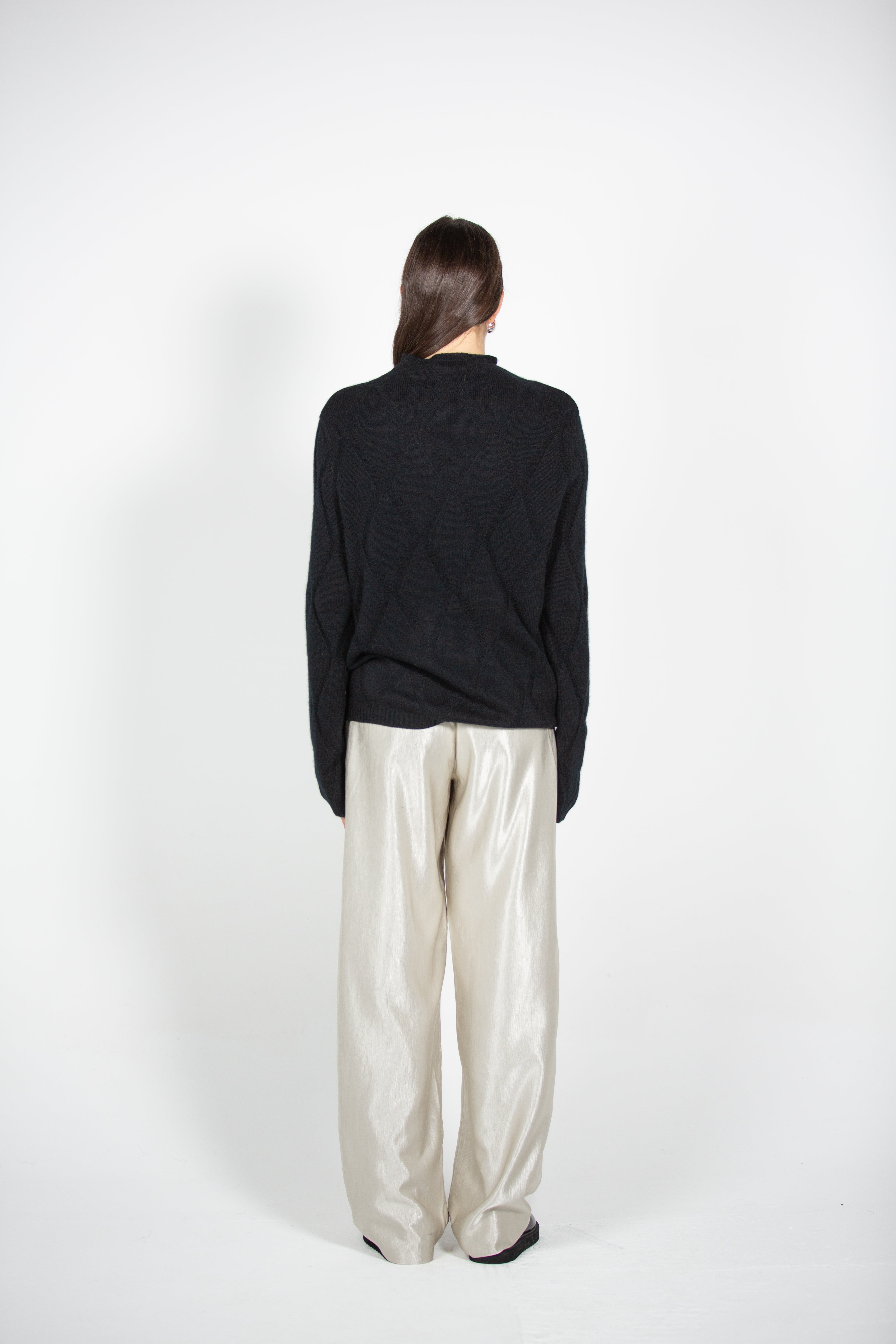 Tonot's Double Neckline Jumper