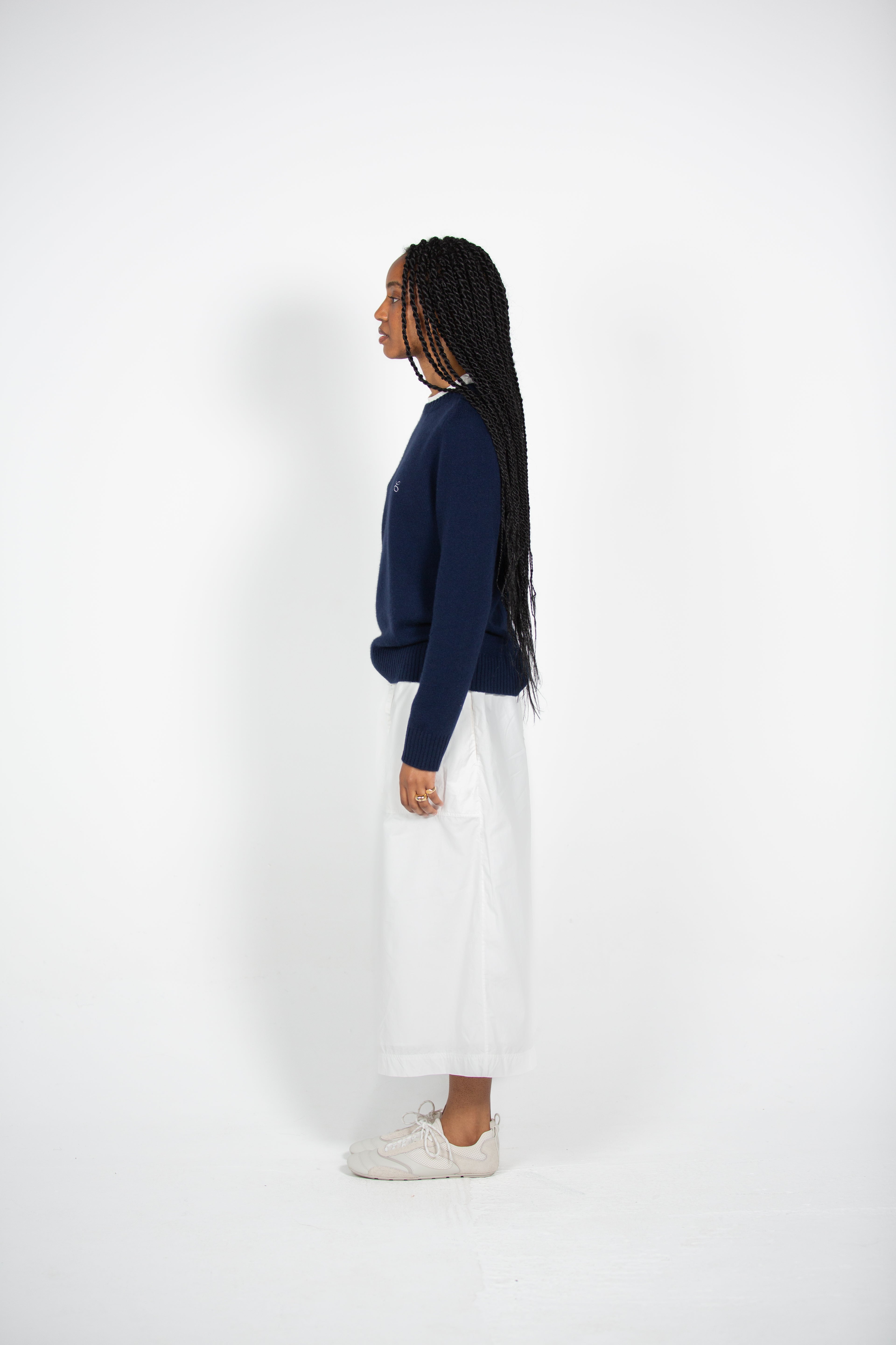 Calin's Navy O-Neck Jumper