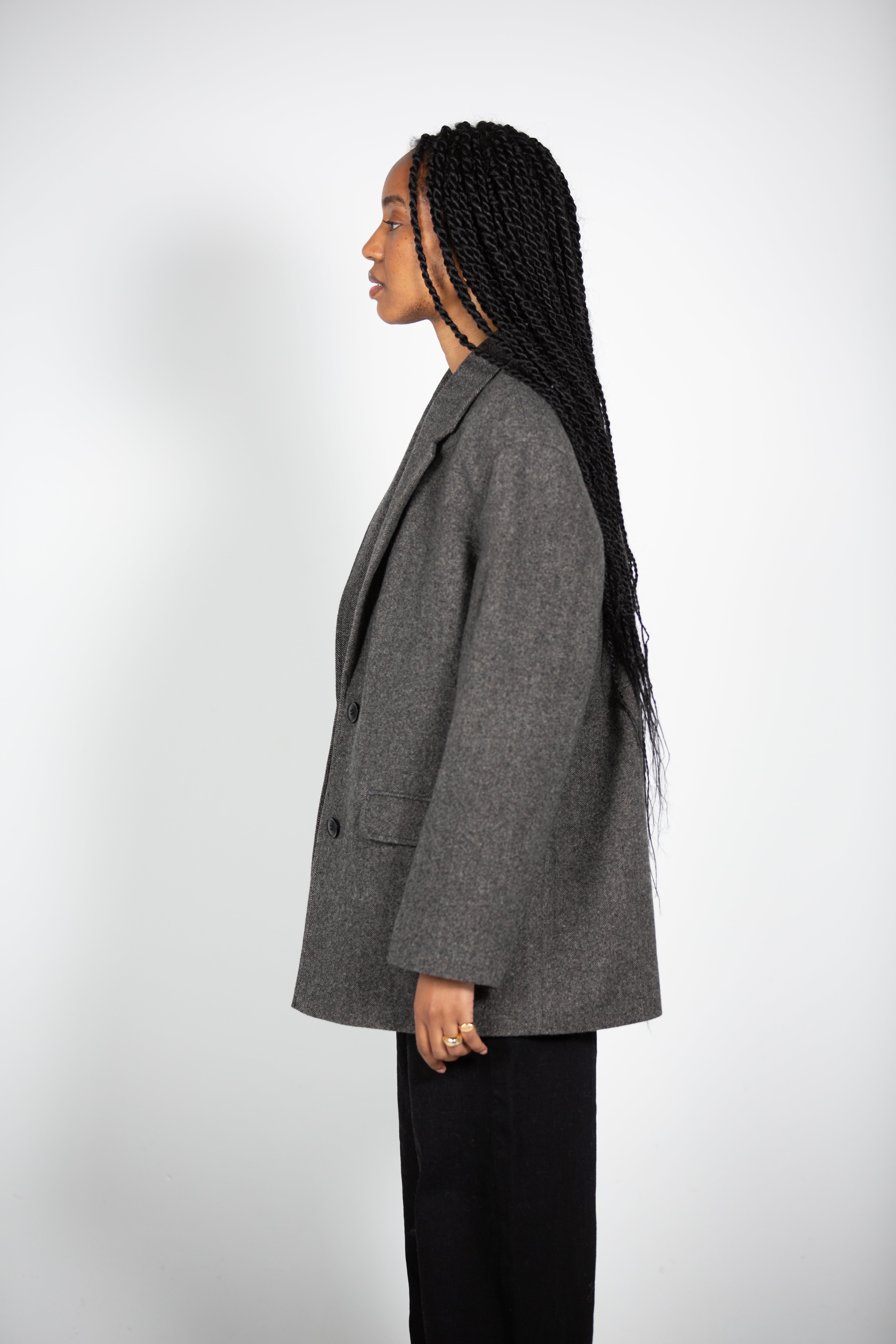 Noemi's Grey Blazer
