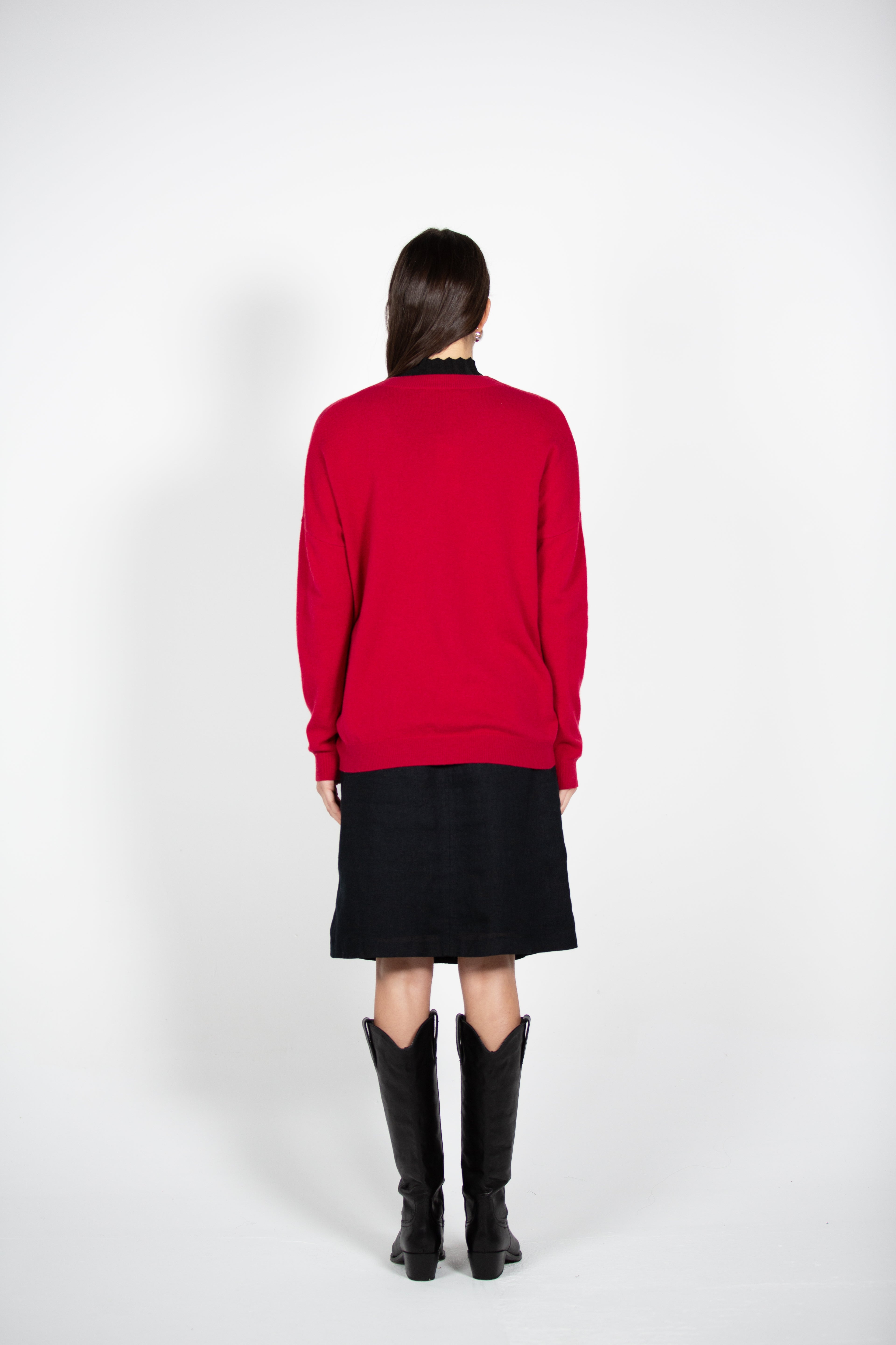 Tonot's Red Cardigan