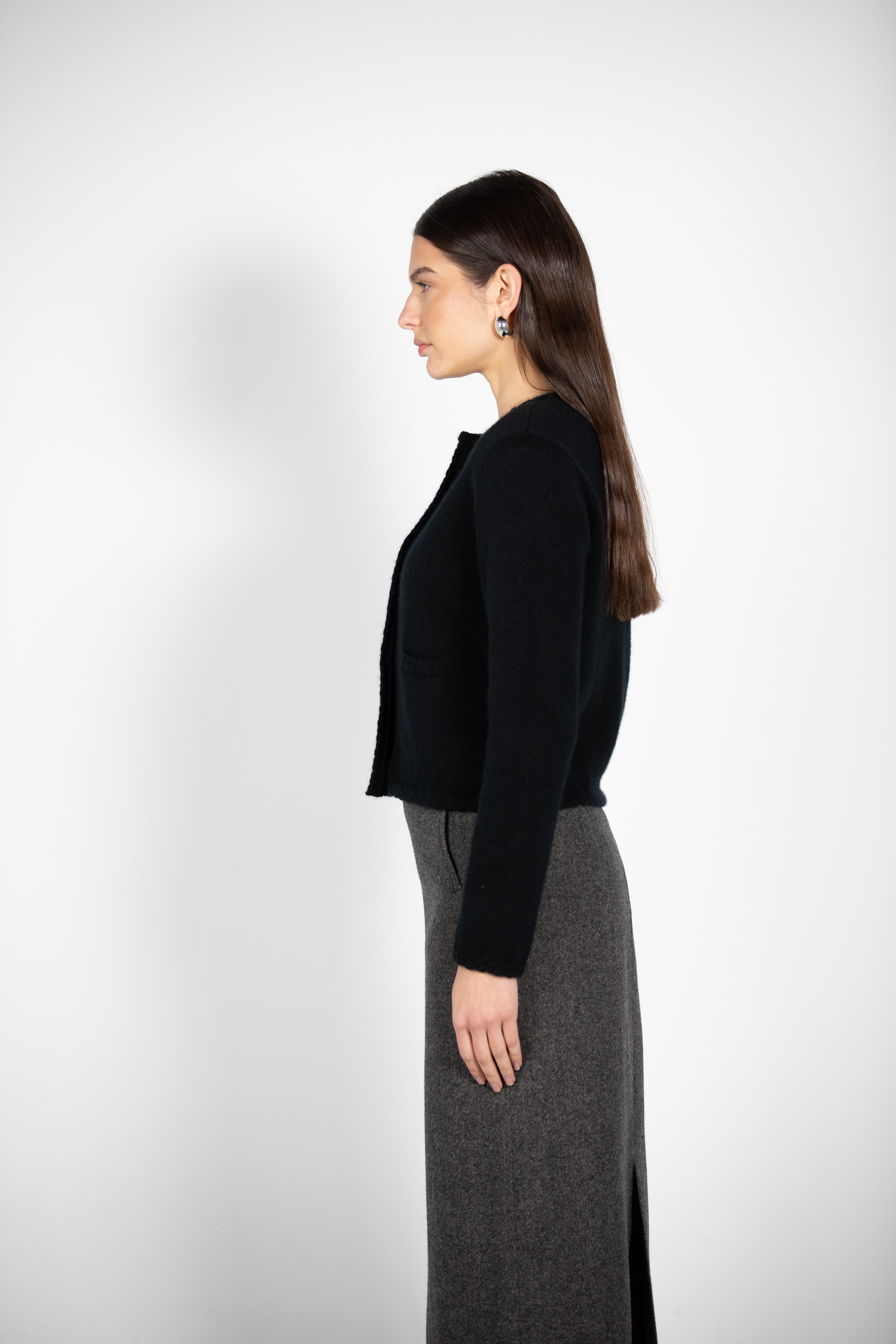 Noemi's Gold Button Cardigan
