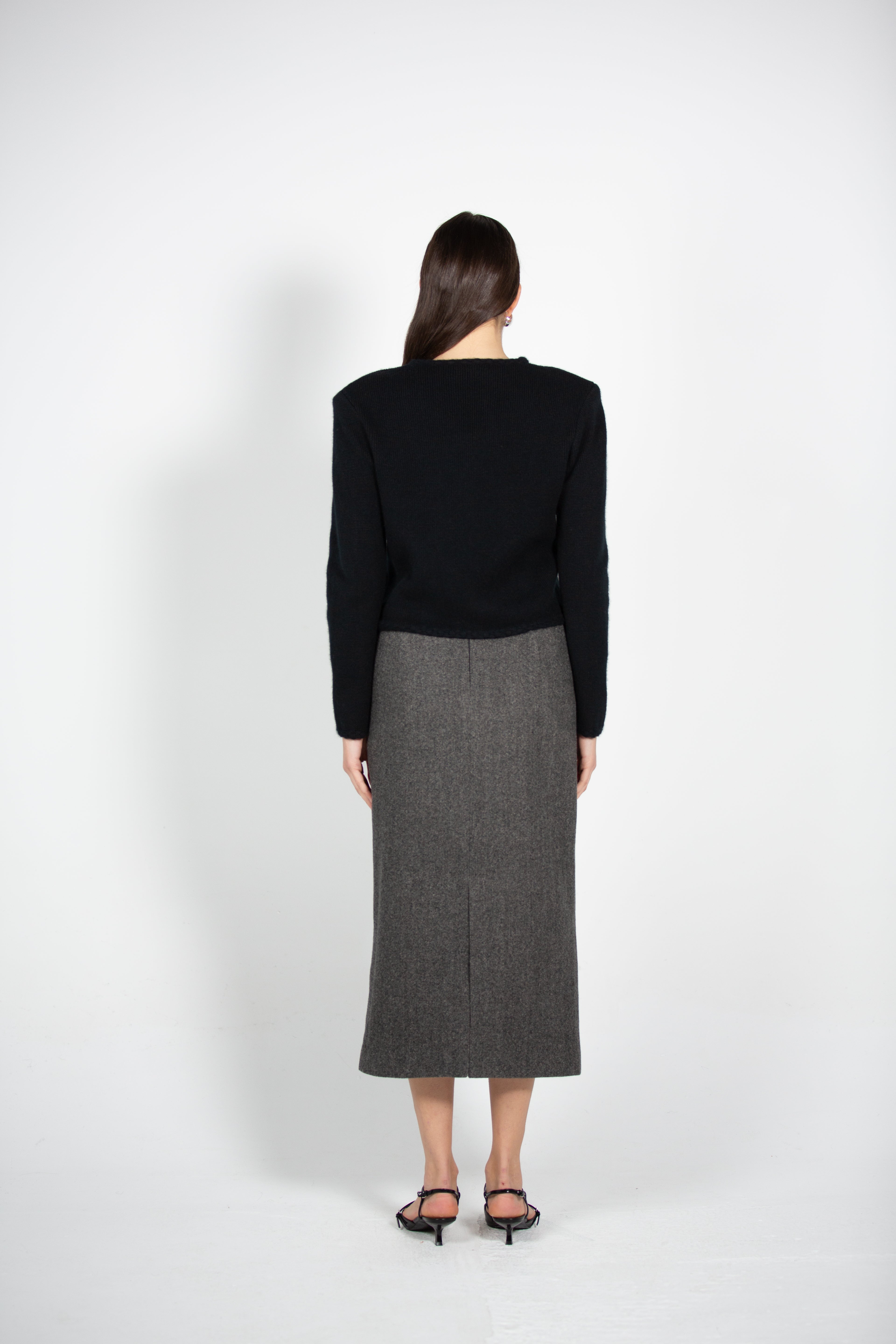Noemi's Gold Button Cardigan
