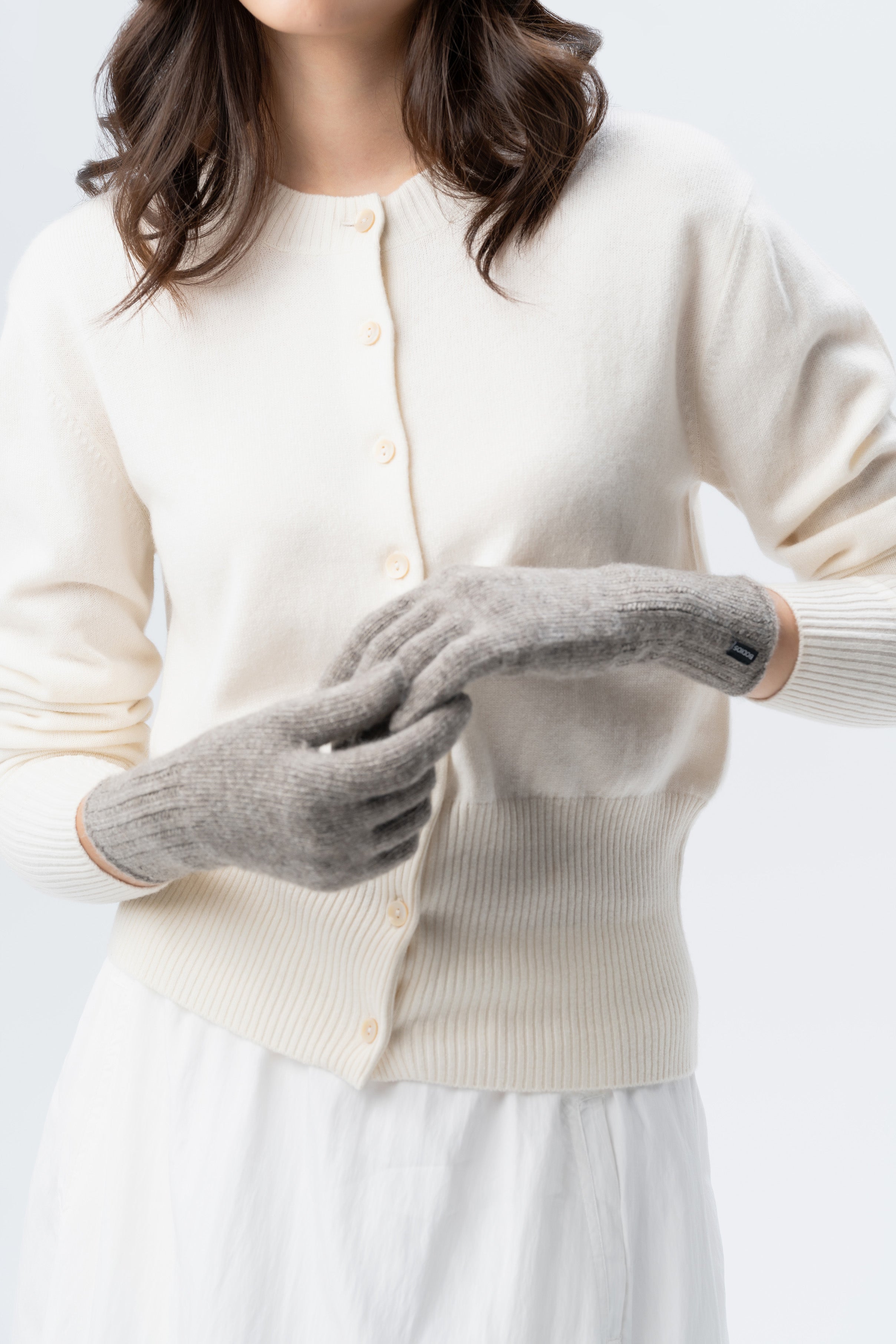 Brown Cashmere Gloves