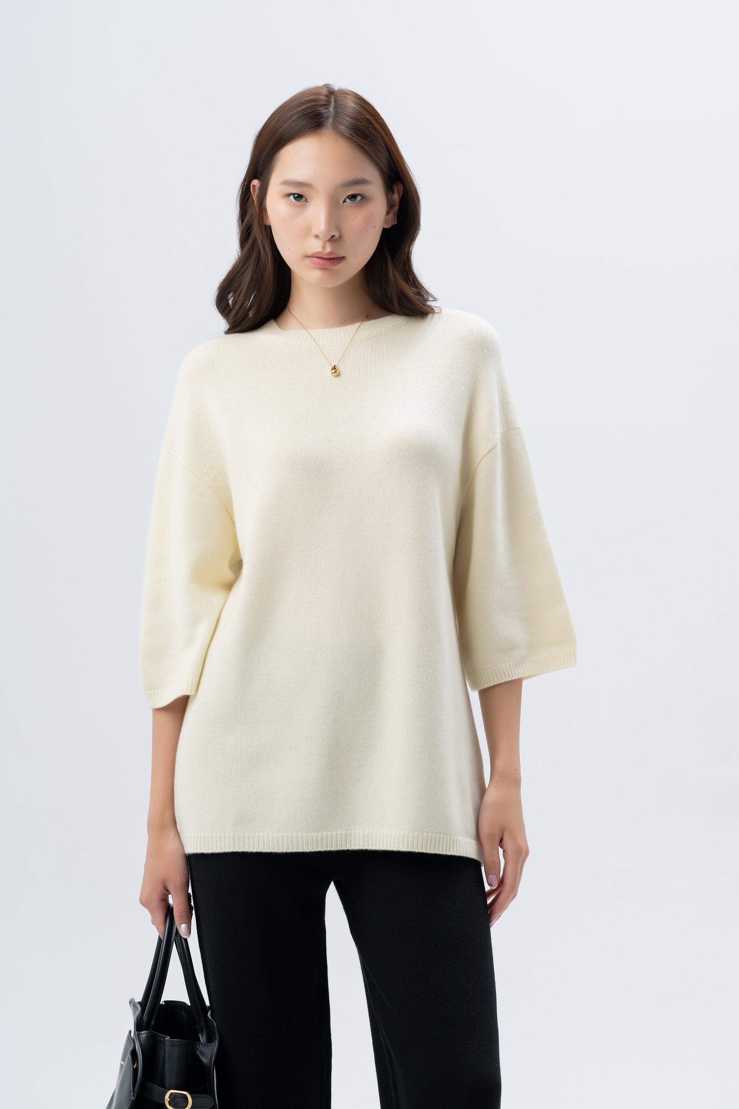 Tonot Oversized Cashmere T-Shirt