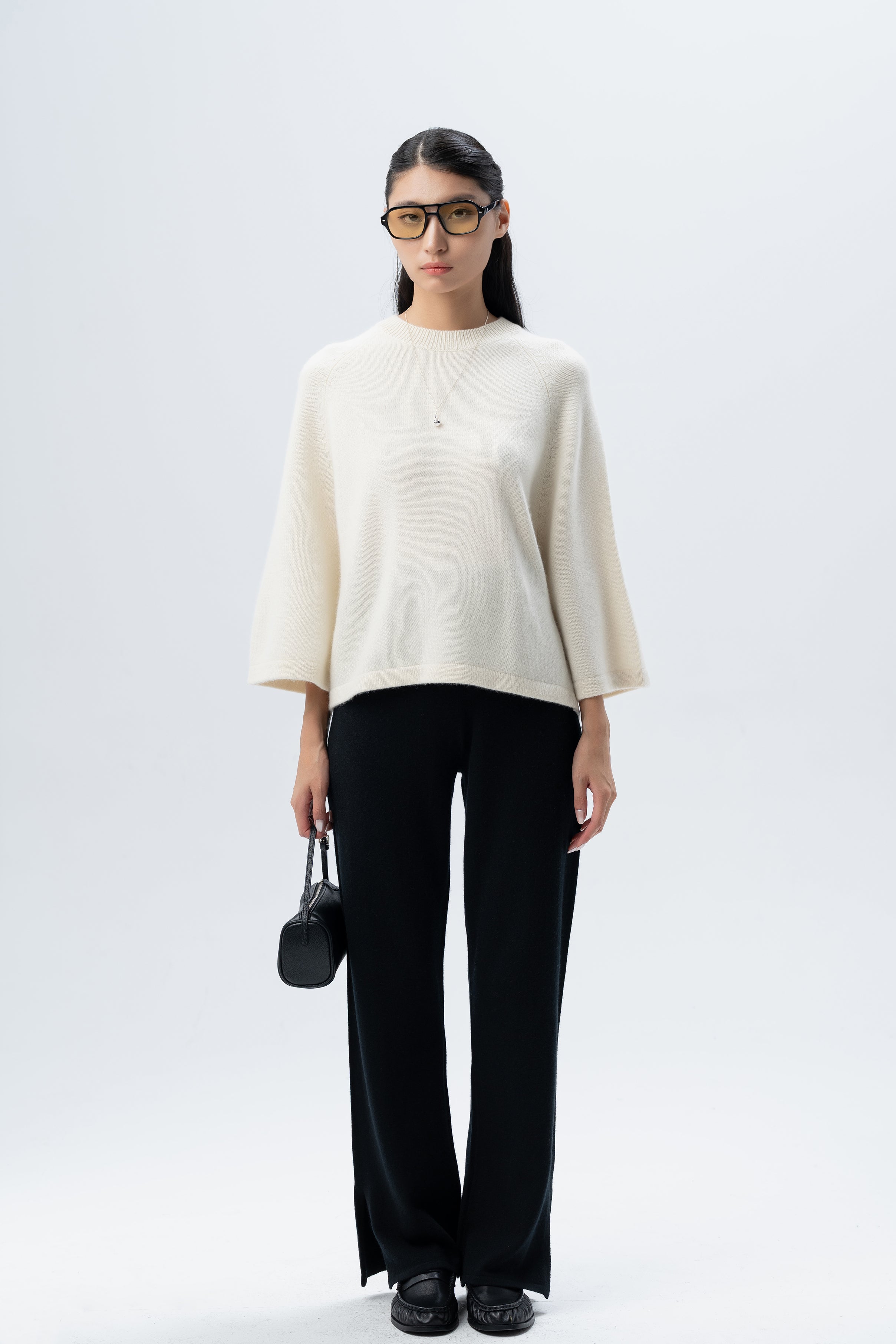 Tonot Lightweight Cream Jumper