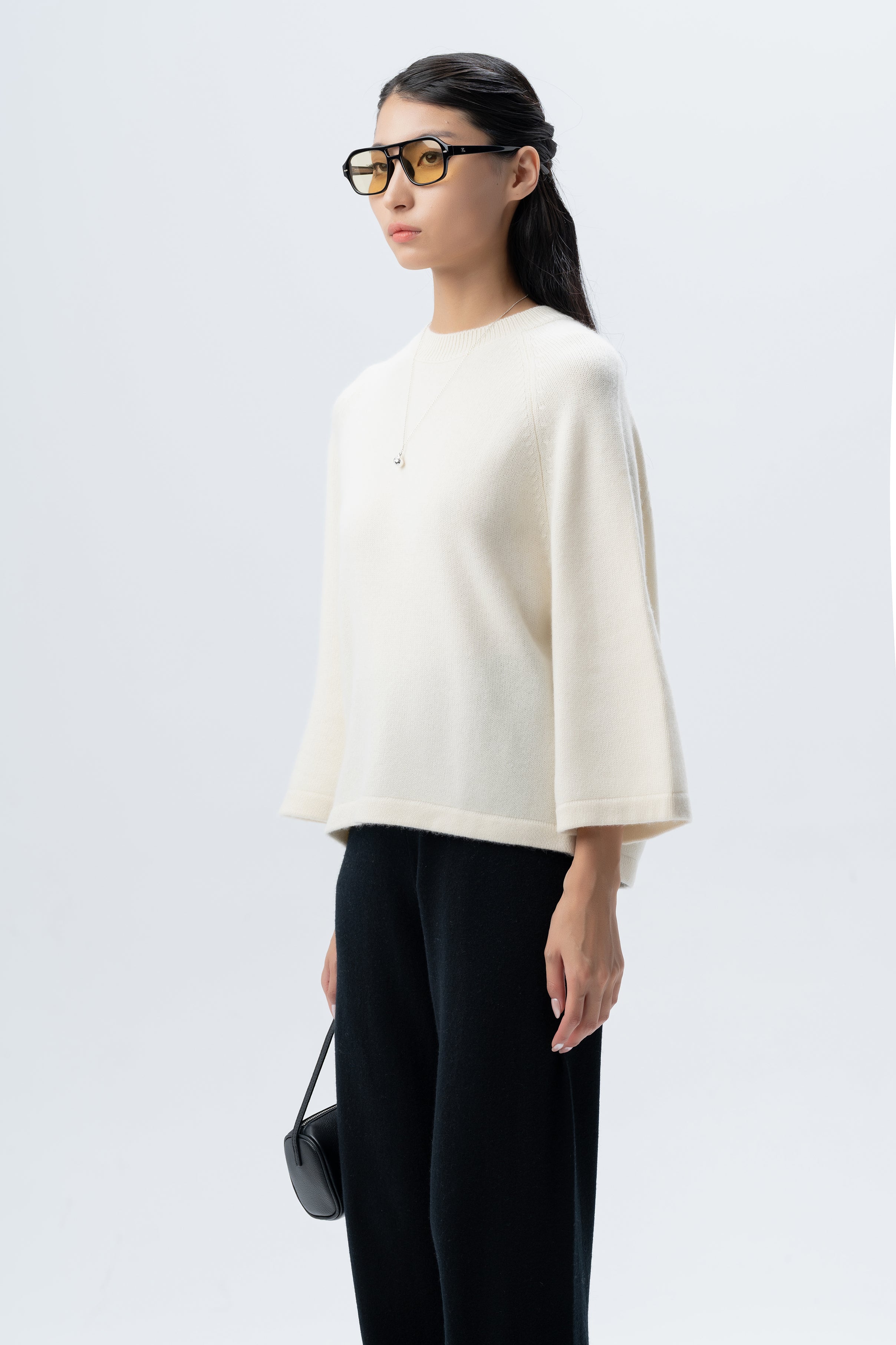 Tonot Lightweight Cream Jumper
