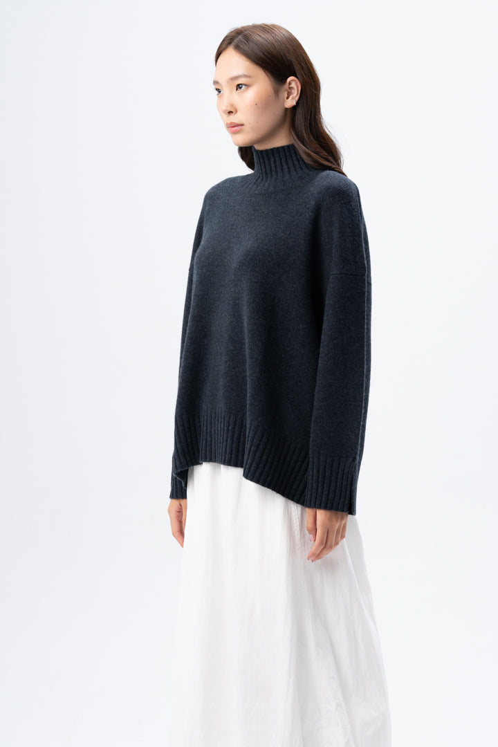 Tonot Turtleneck Dark Grey Sweater