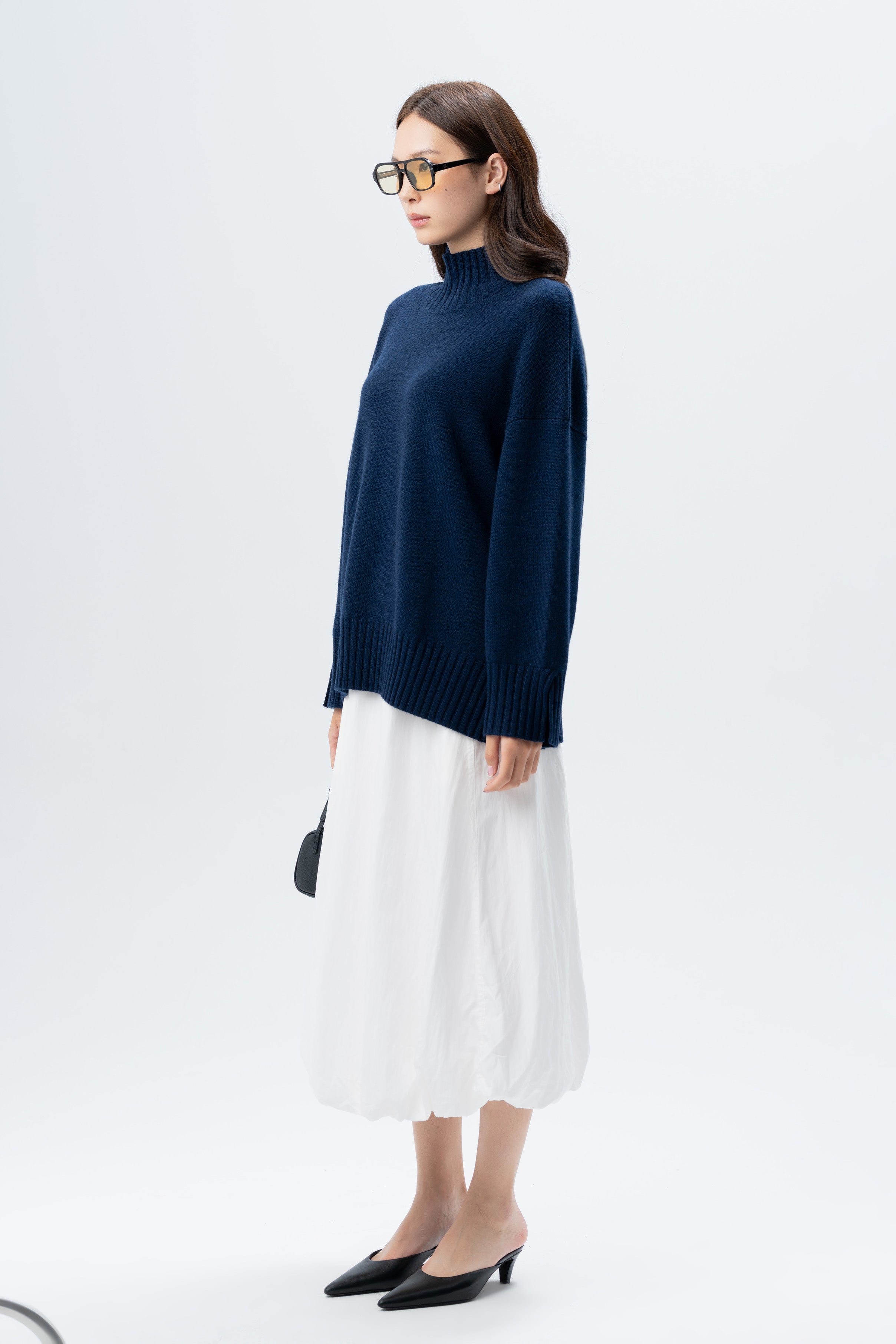 Tonot's Navy Cashmere Sweater