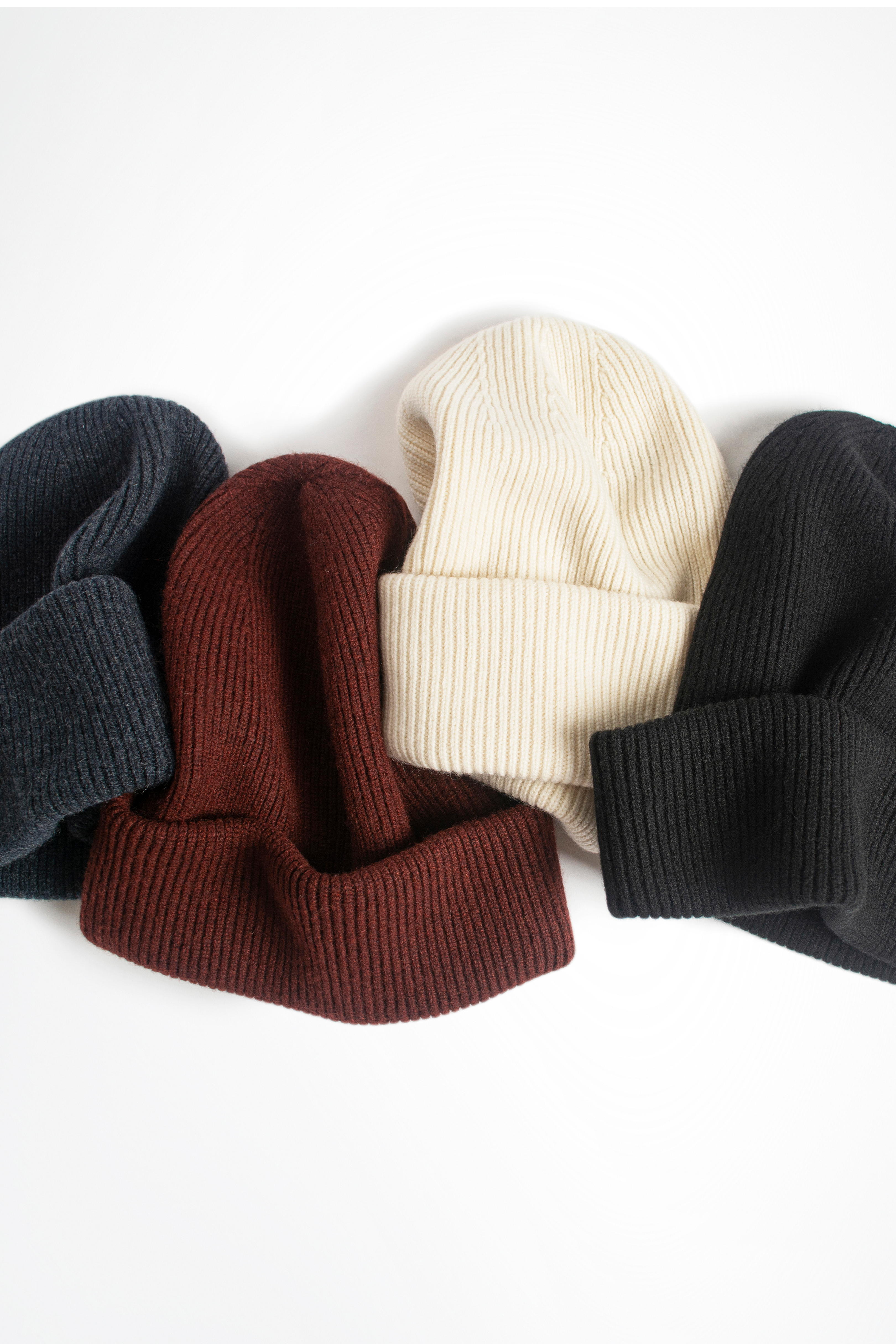 Tonot Navy Cashmere Beanie