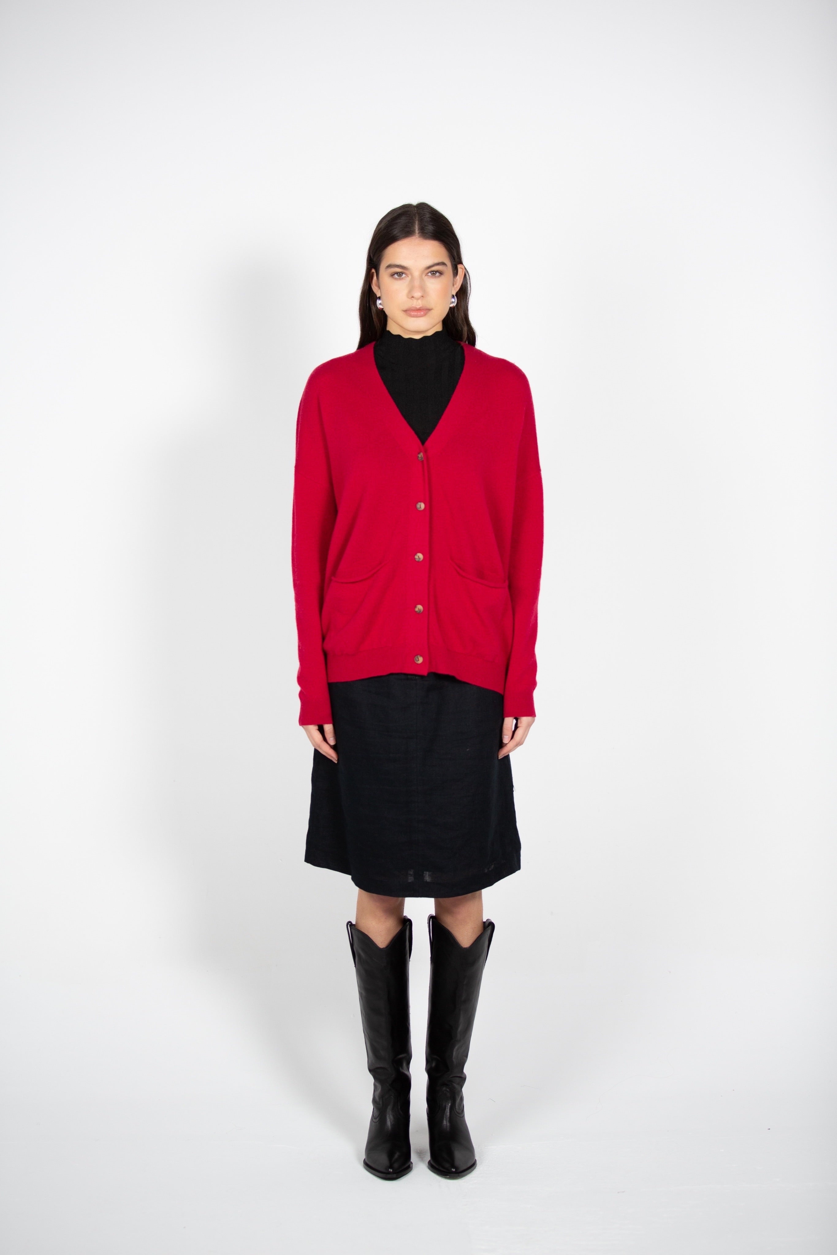 Tonot's Red Cardigan