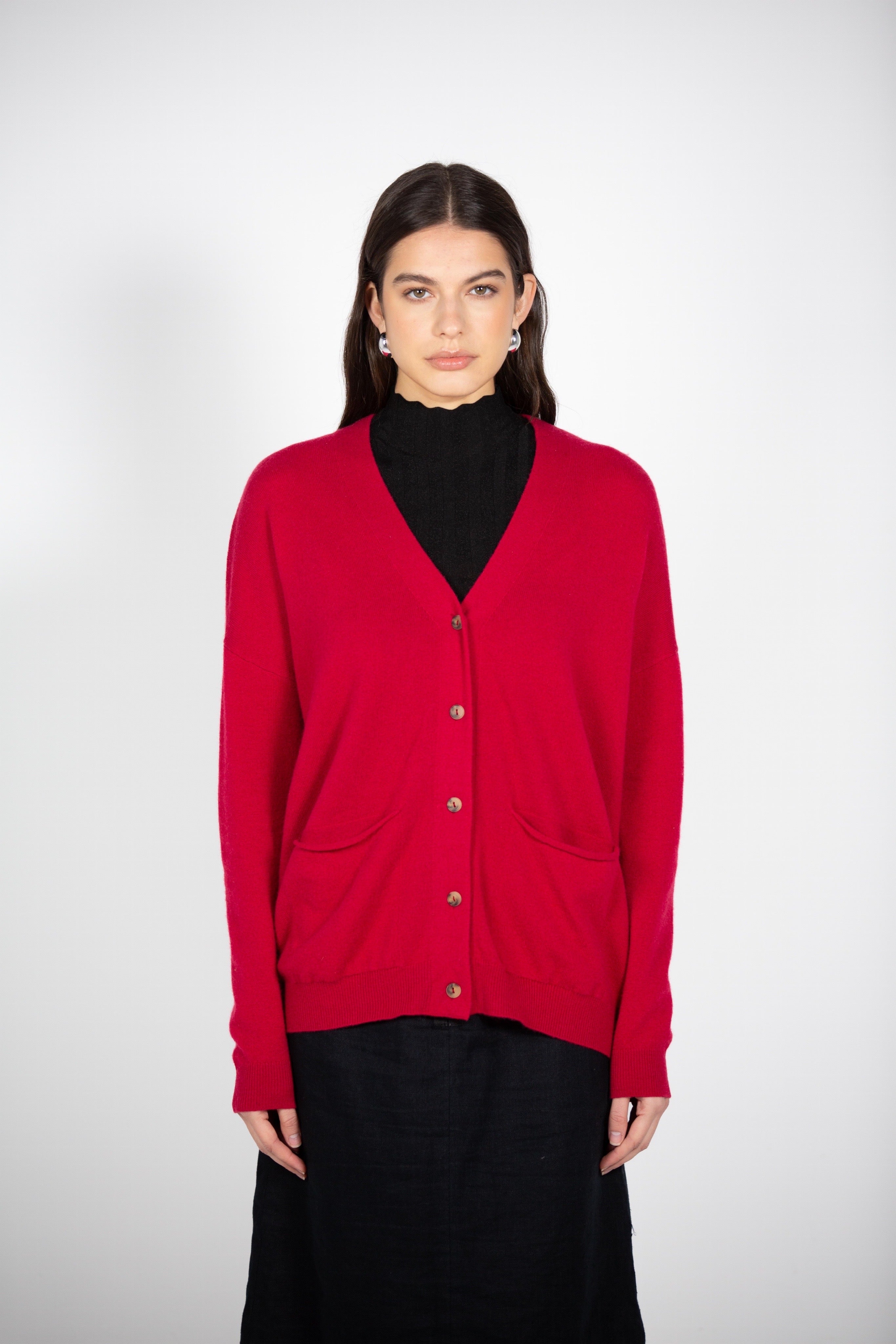 Tonot's Red Cardigan