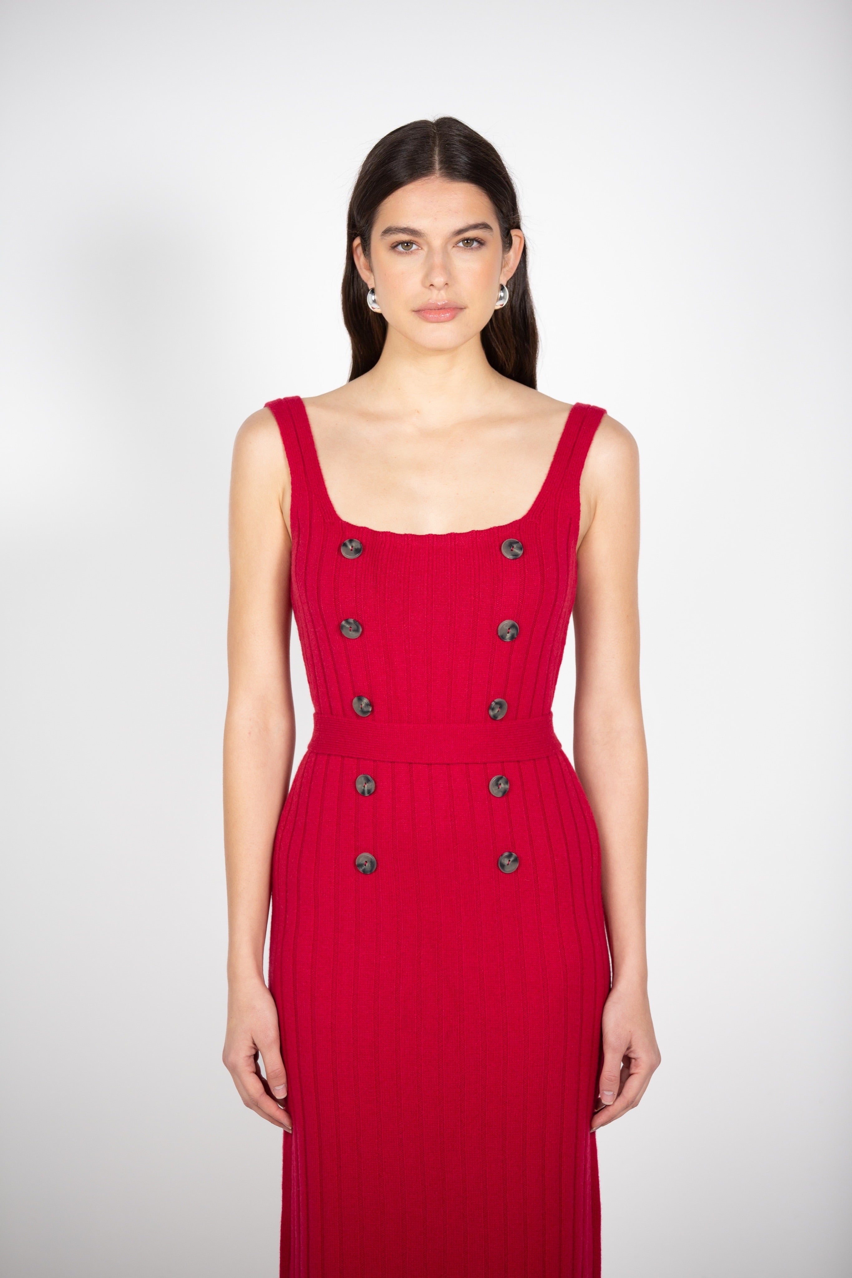 Tonot's Red Button Dress