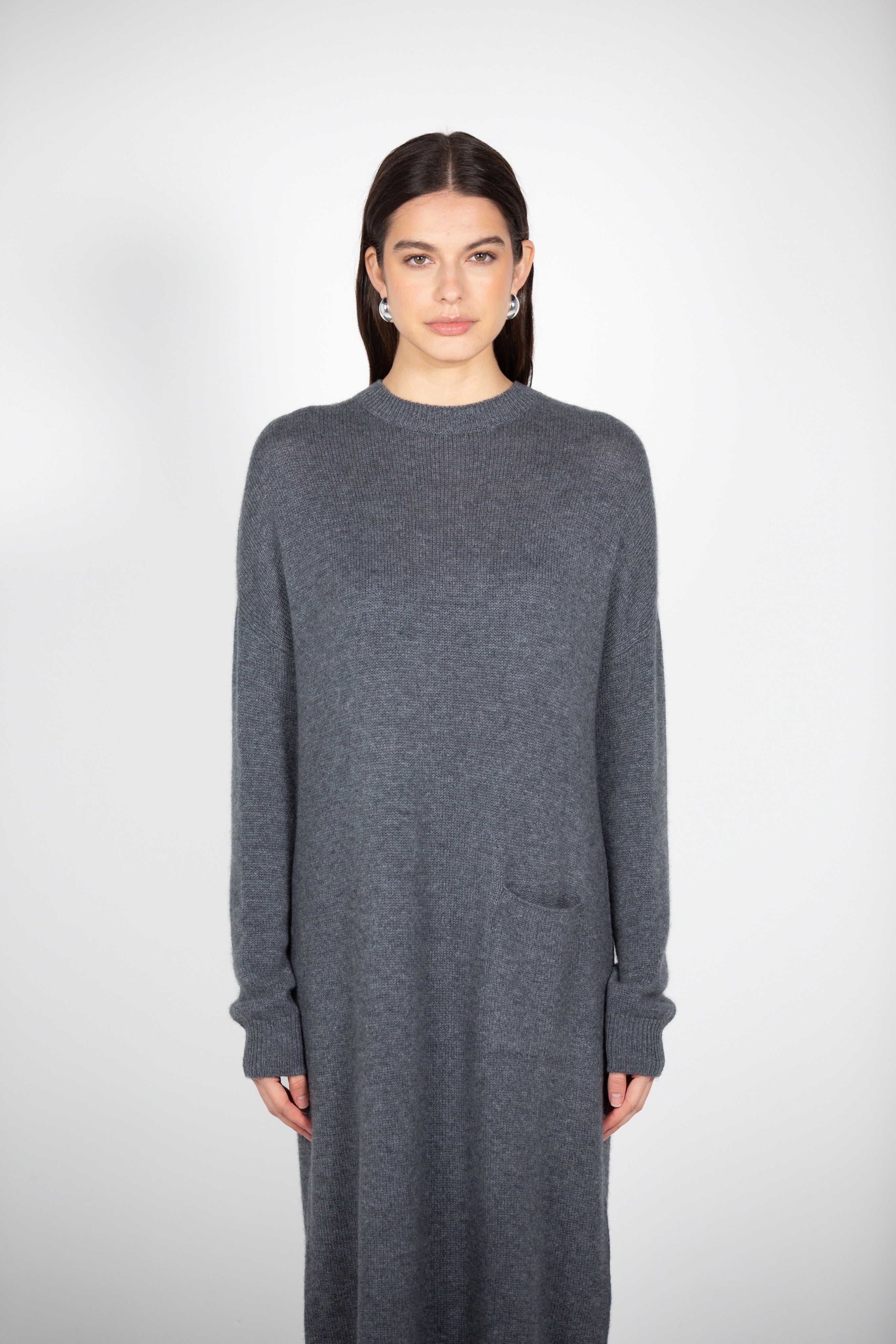 Tonot's Grey Maxi Dress