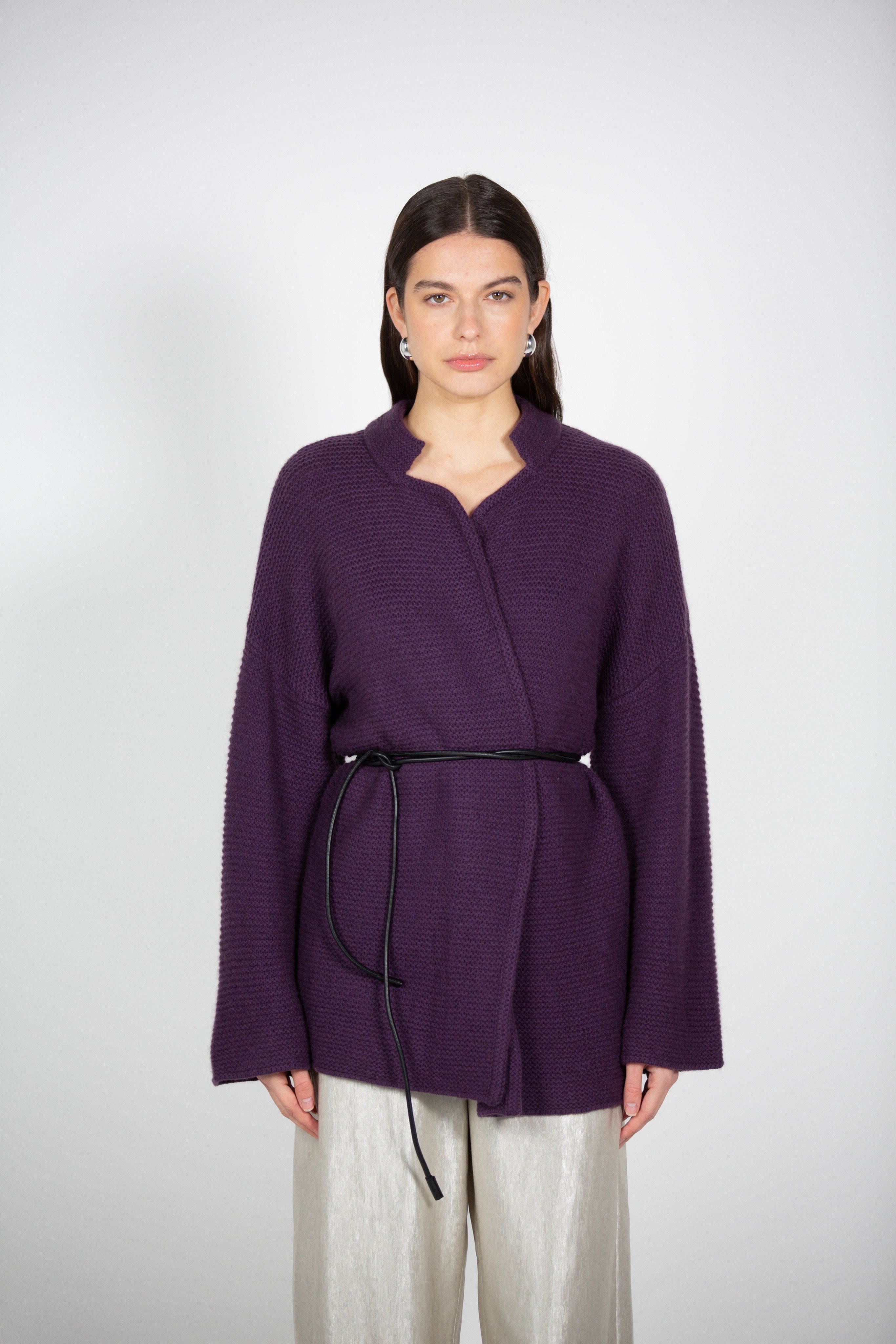 Tonot's Purple Cardigan