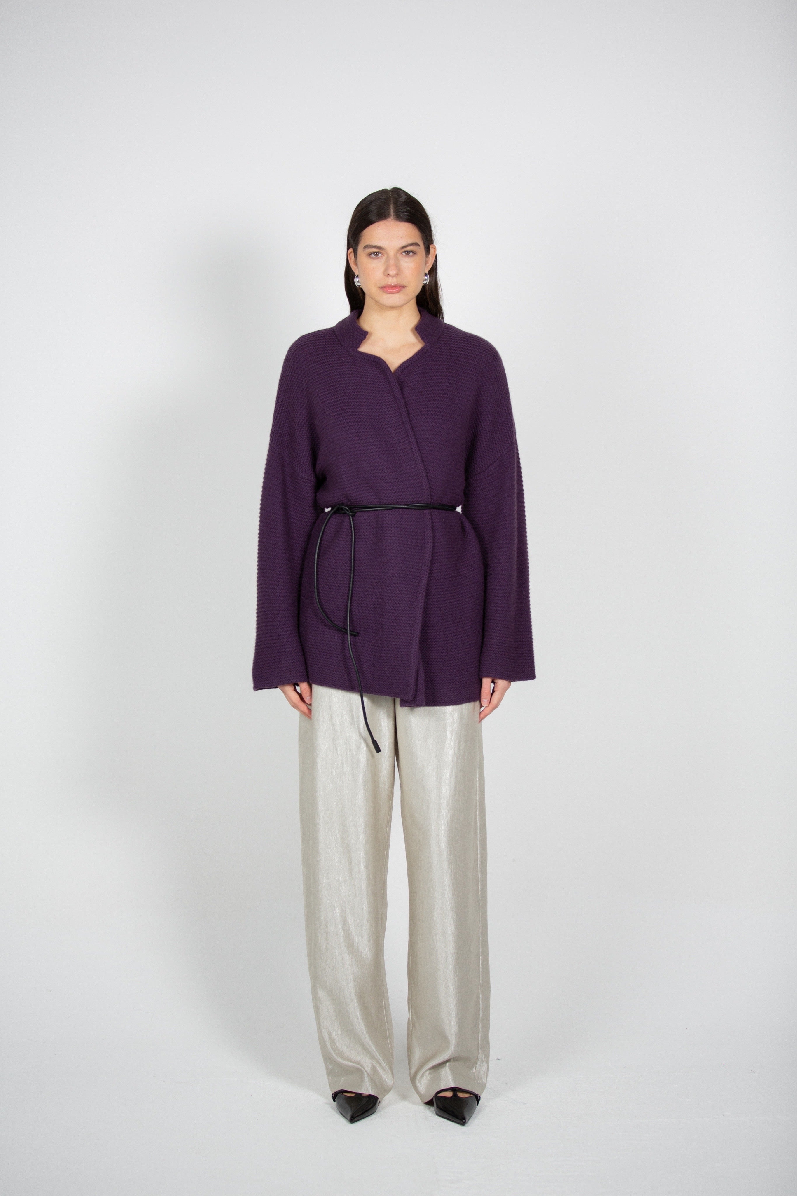 Tonot's Purple Cardigan