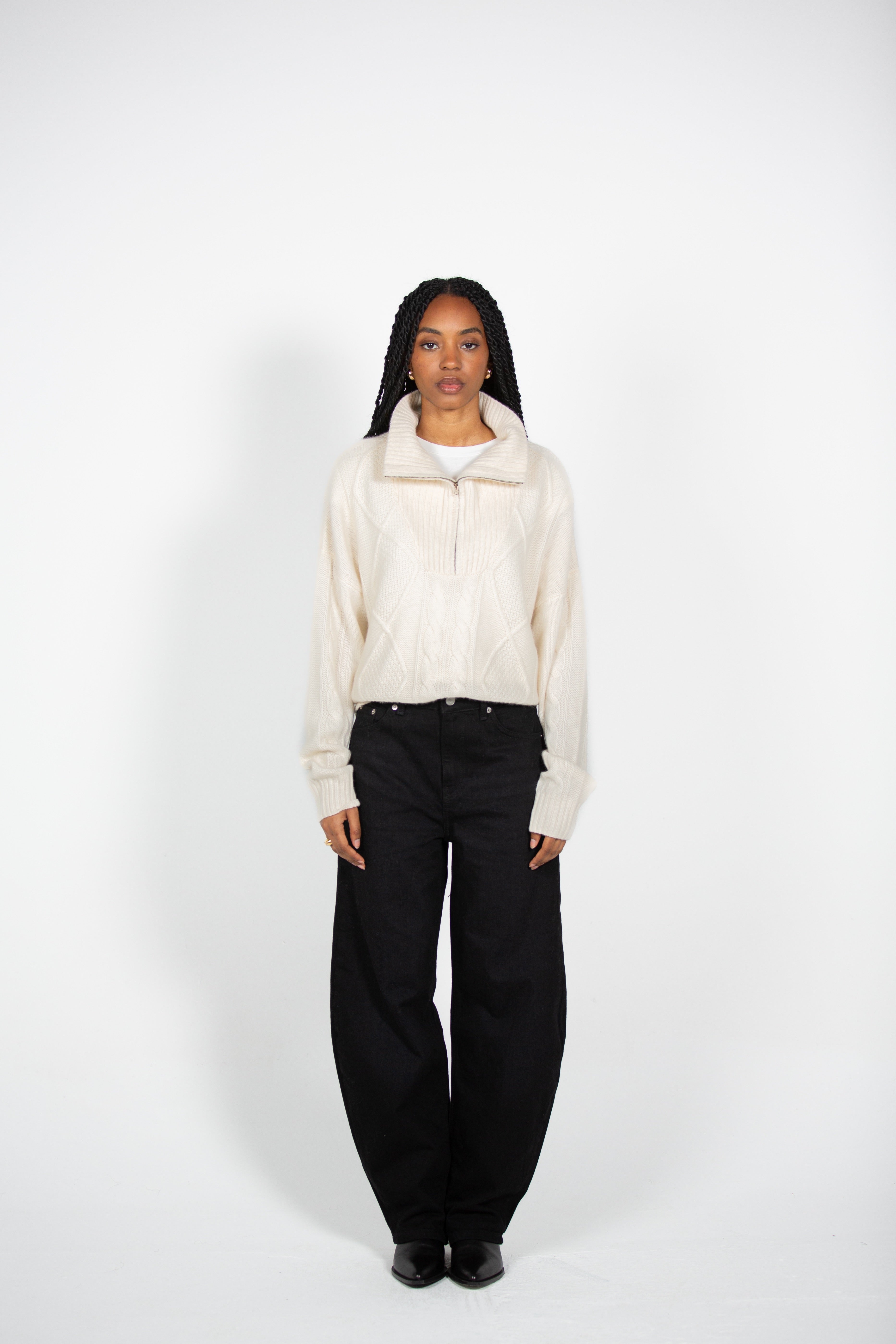 Zuzu's Half Zip Sweater